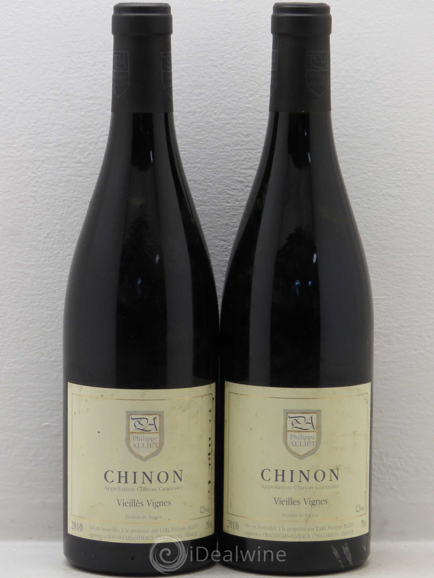 Chinon Vieilles Vignes Philippe Alliet 2010 - Lot de 2 bouteilles - 0