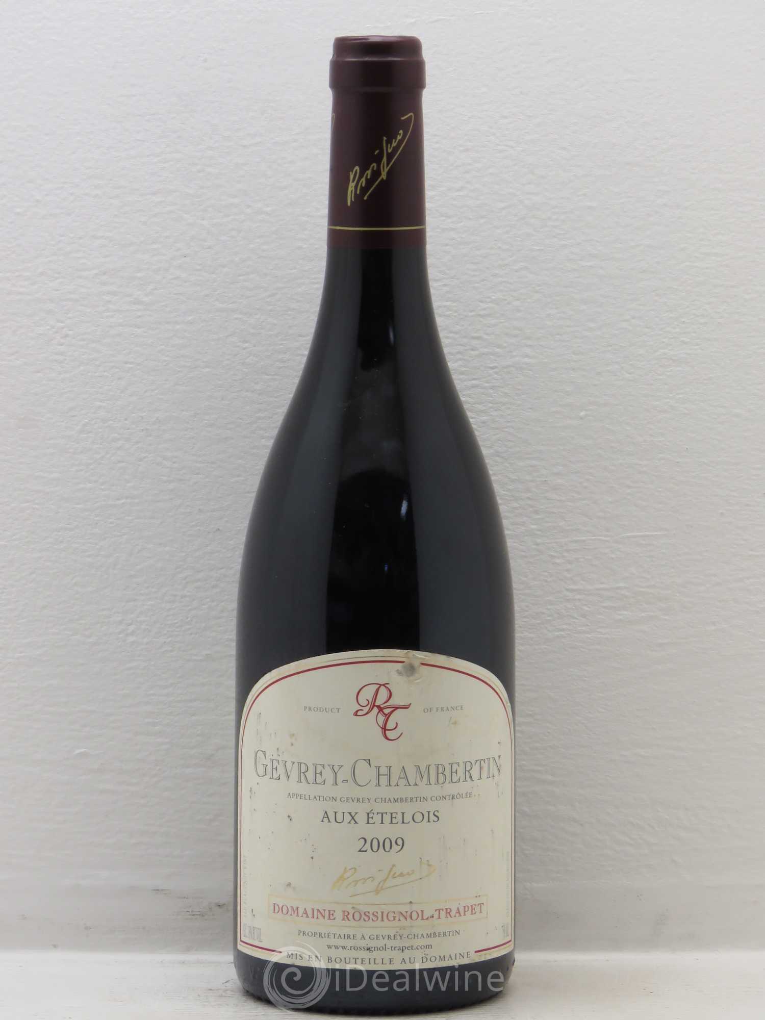 Gevrey-Chambertin Aux Etelois Rossignol-Trapet (Domaine) 2009 - Lot de 1 bouteille - 0