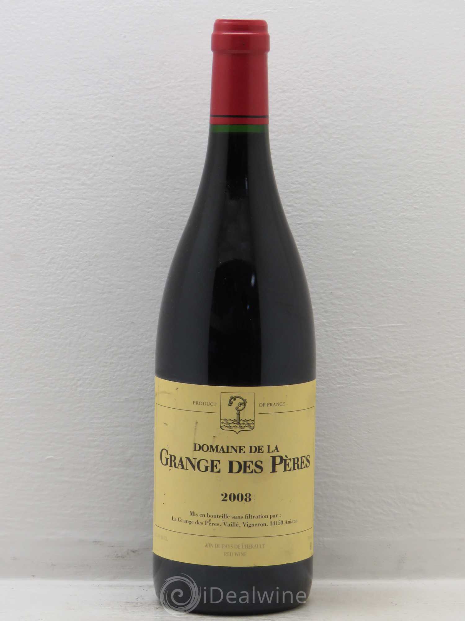 Pays d'Hérault Grange des Pères Laurent Vaillé 2008 - Lot de 1 bouteille - 0
