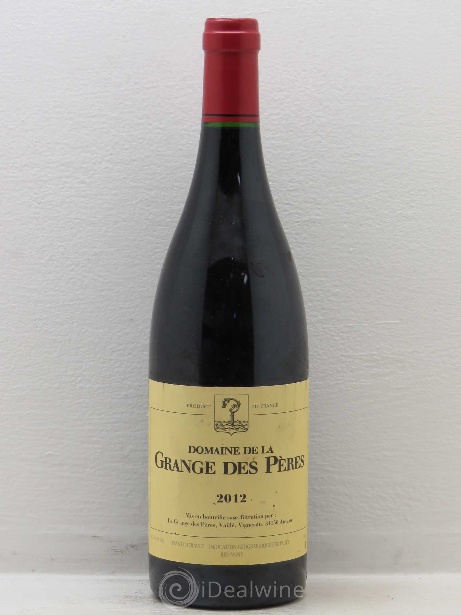 Pays d'Hérault Grange des Pères Laurent Vaillé 2012 - Lot de 1 bouteille - 0