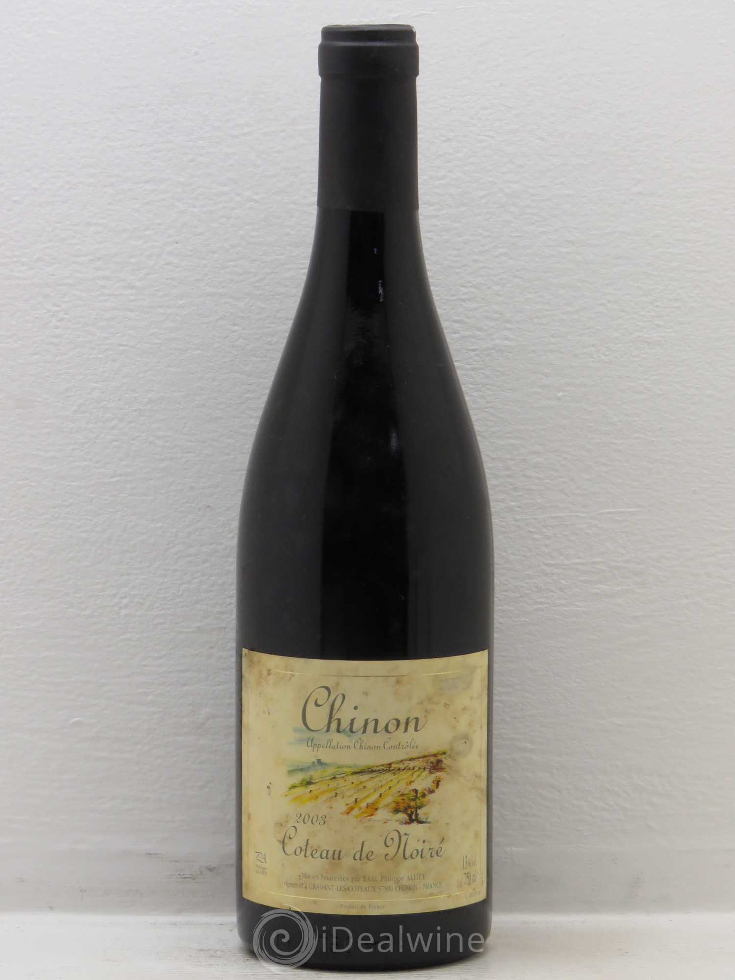 Chinon Coteau de Noiré Philippe Alliet 2003 - Lot de 1 bouteille - 0