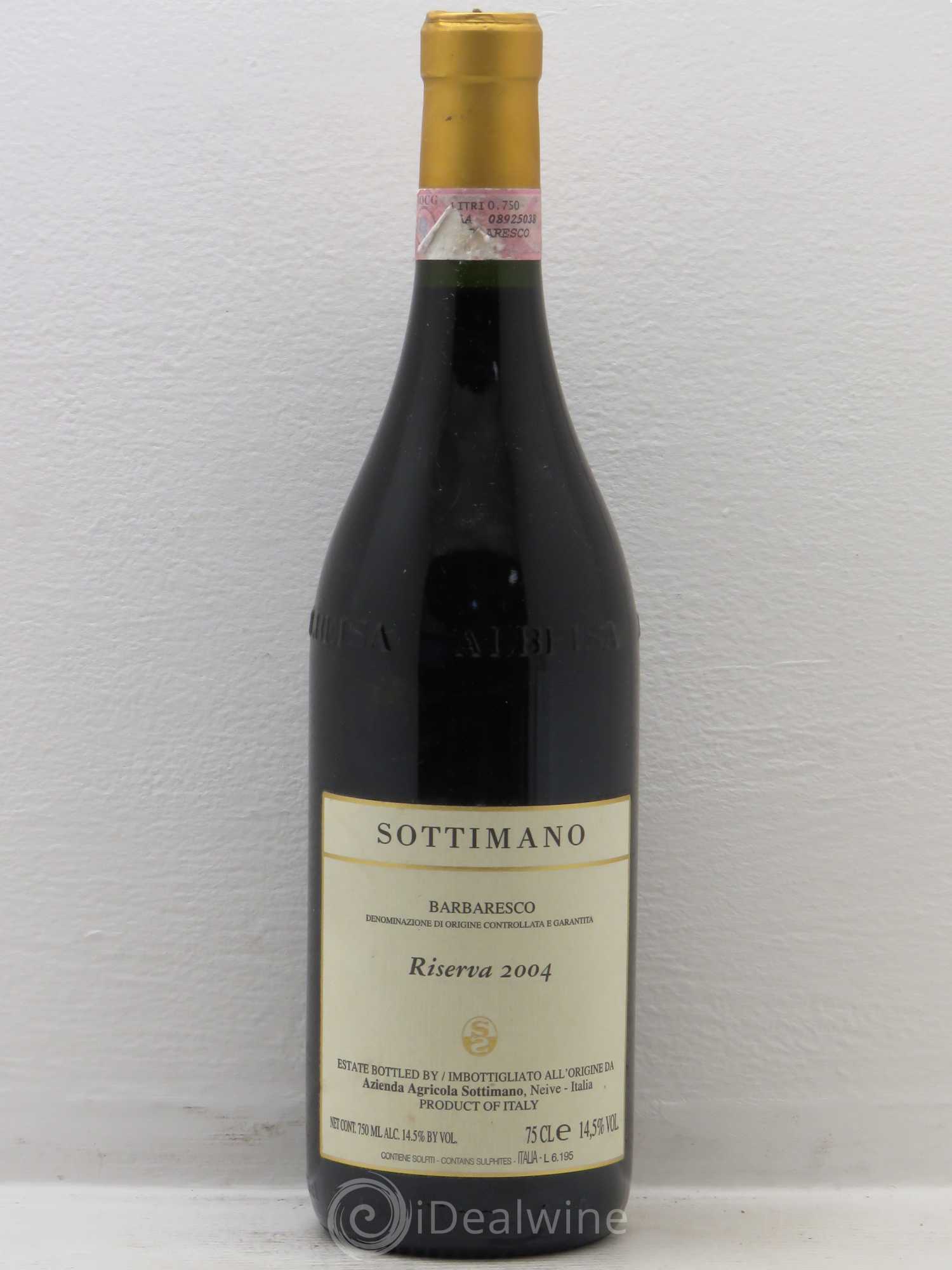 Barbaresco DOCG Riserva Sottimano 2004 - Posten von 1 Flasche - 0