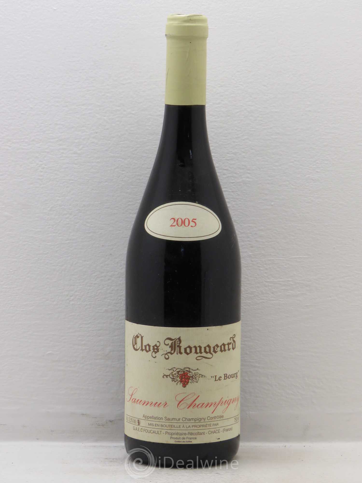 Saumur-Champigny Le Bourg Clos Rougeard 2005 - Lot de 1 bouteille - 0