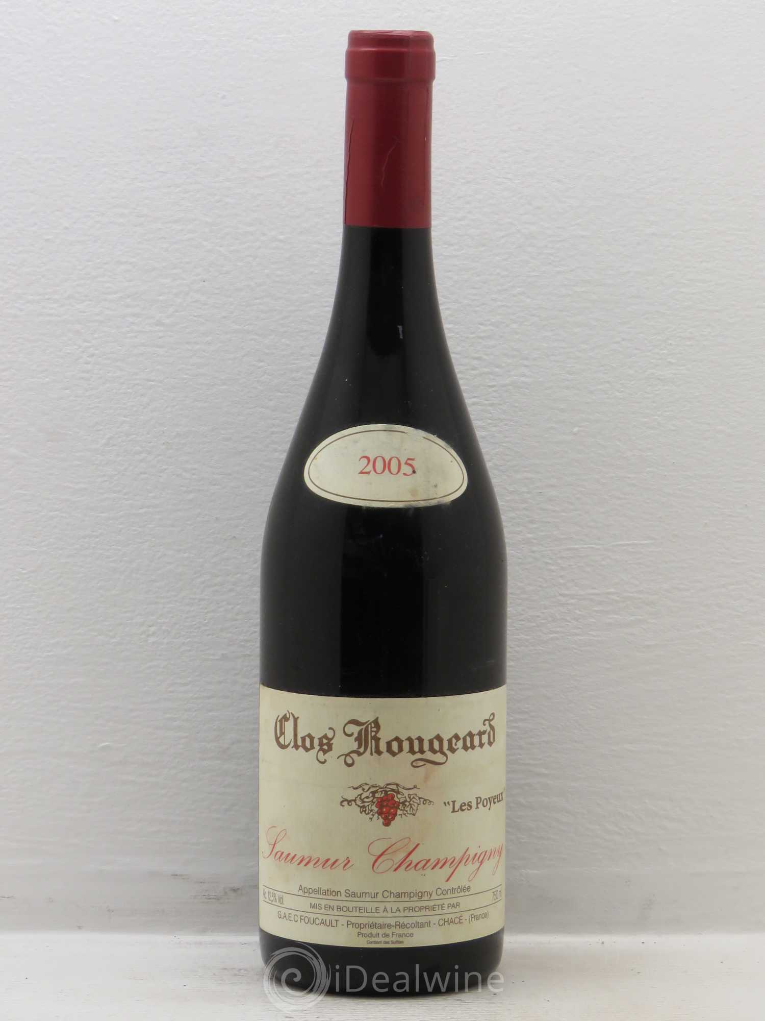 Saumur-Champigny Les Poyeux Clos Rougeard 2005 - Lot de 1 bouteille - 0