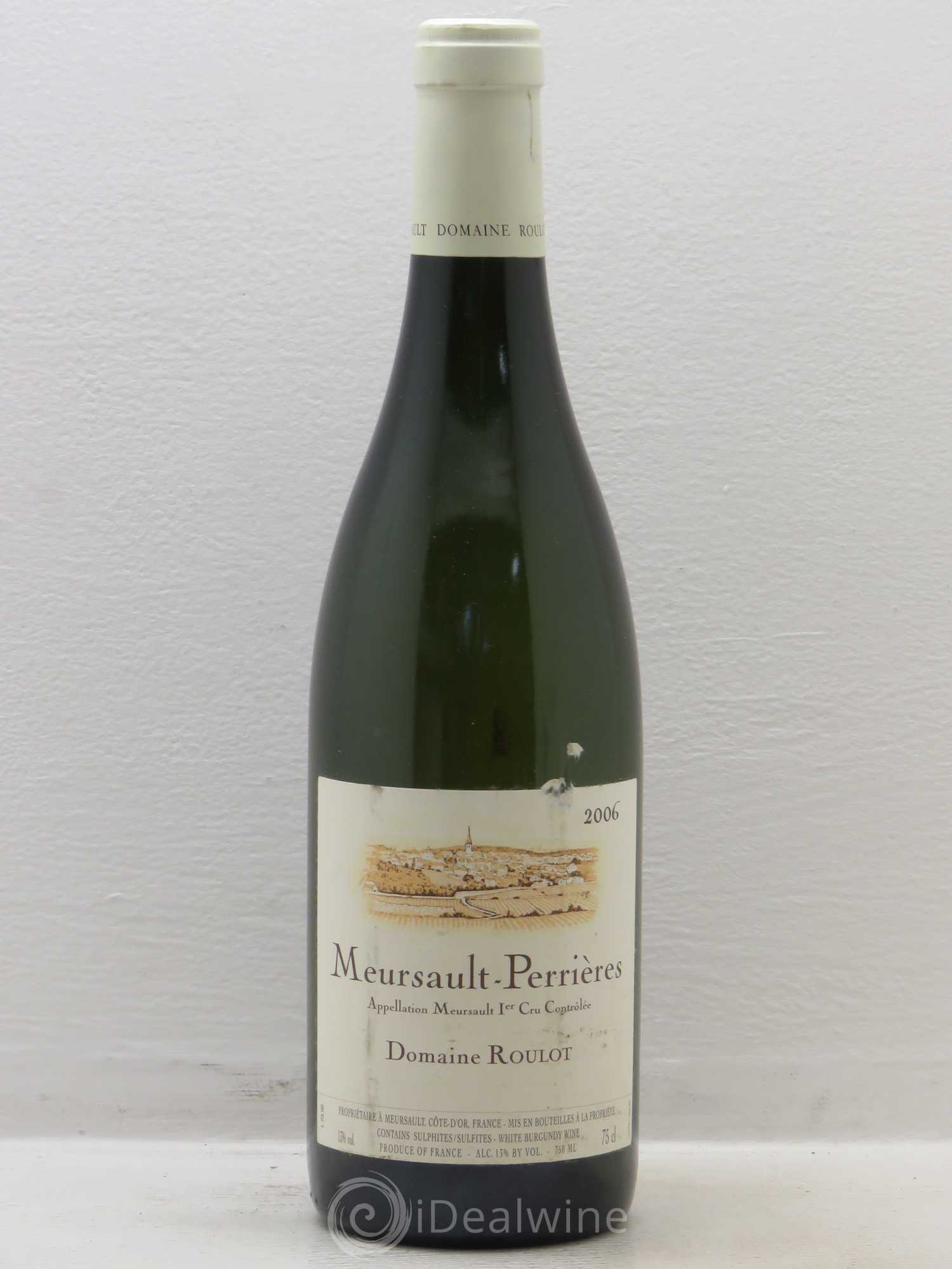 Meursault 1er Cru Perrières Roulot (Domaine) 2006 - Lot de 1 bouteille - 0
