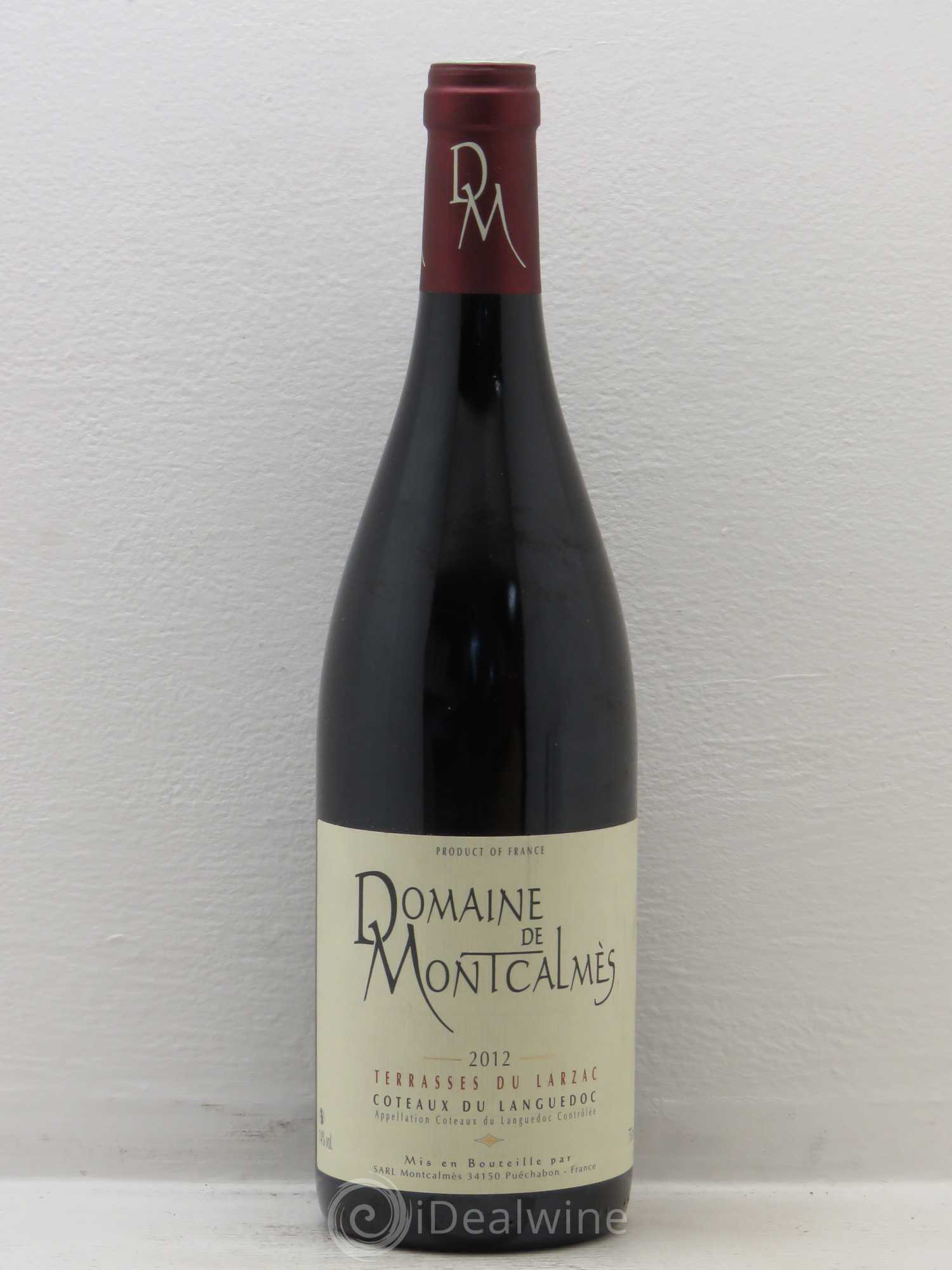 Terrasses du Larzac Domaine de Montcalmès Frédéric Pourtalié 2012 - Lot de 1 bouteille - 0