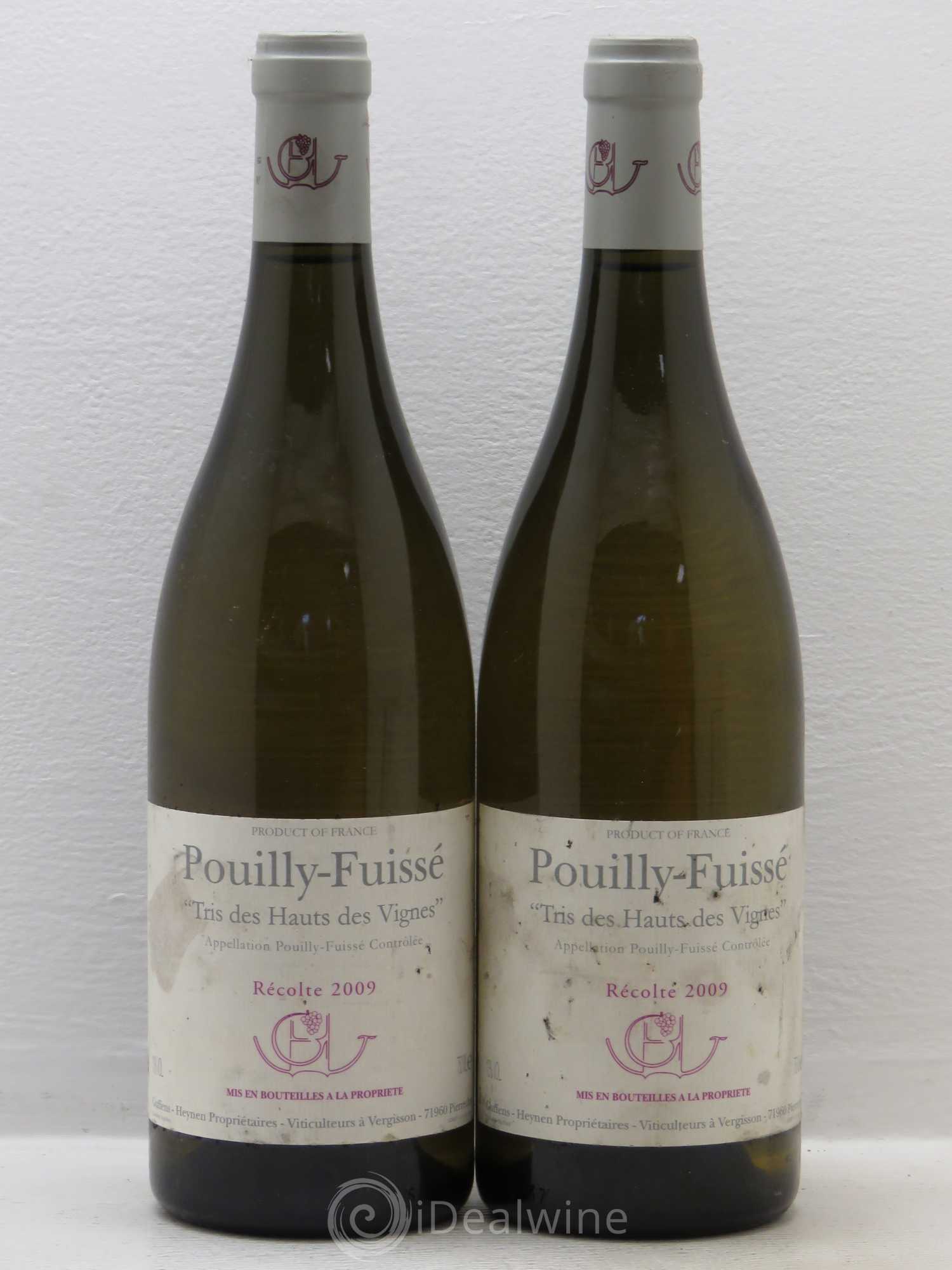 Pouilly-Fuissé Tri Des Hauts Des Vignes Guffens 2009 - Posten von 2 Flaschen - 0
