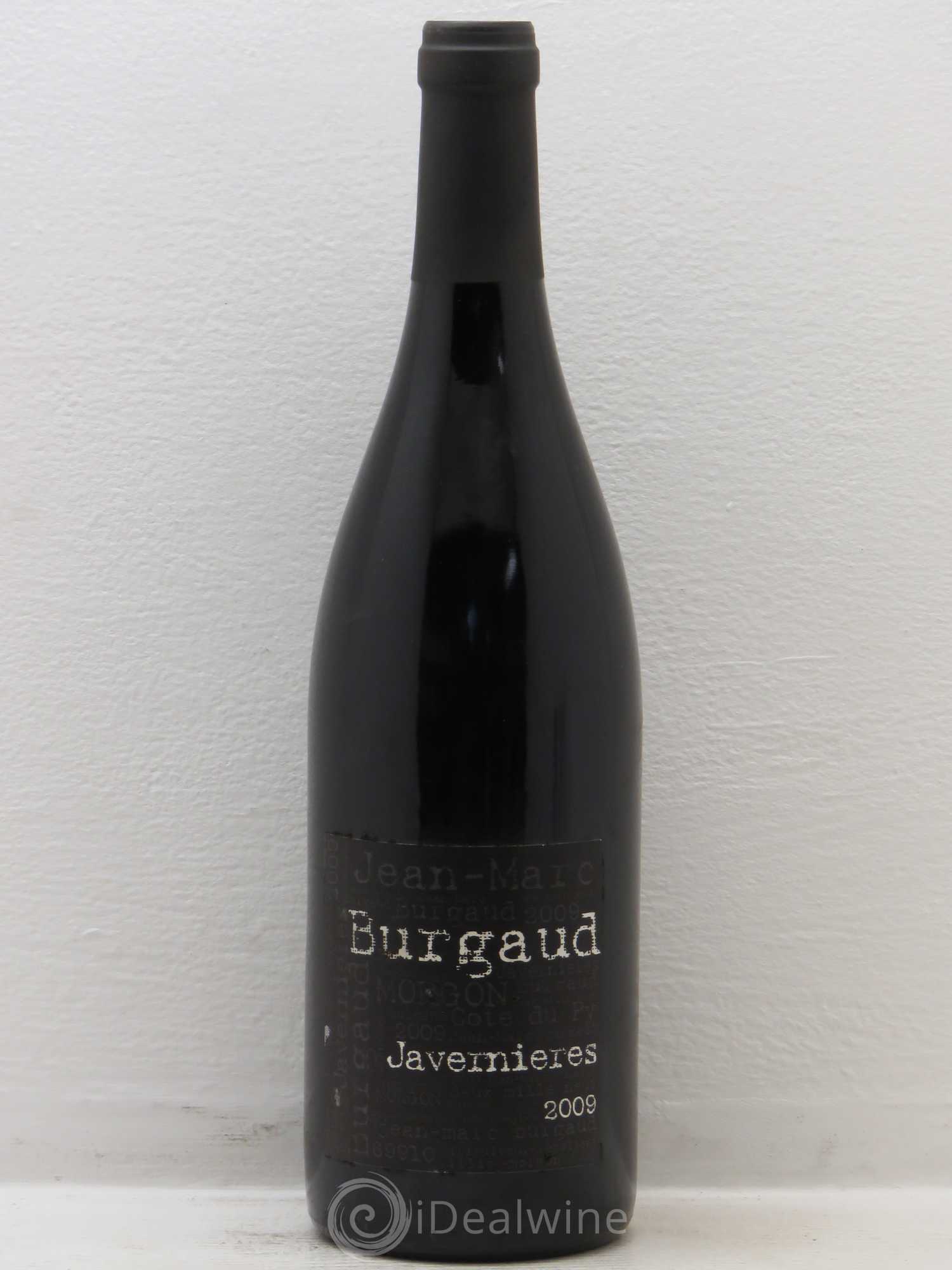 Morgon Javernières Jean-Marc Burgaud (Domaine) 2009 - Lot de 1 bouteille - 0