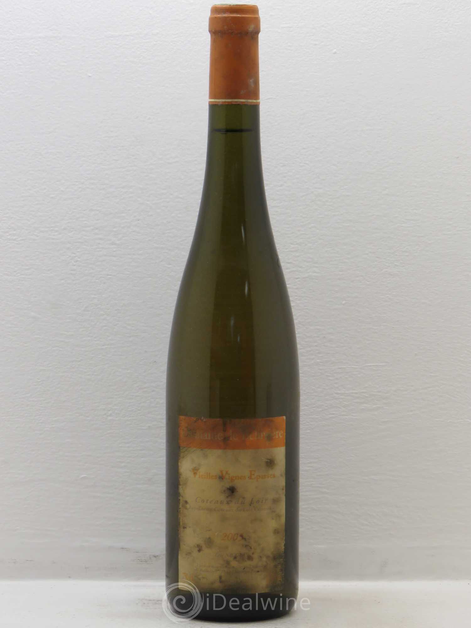 Coteaux du Loir Vieilles Vignes Eparses Domaine de Bellivière 2005 - Lot de 1 bouteille - 0
