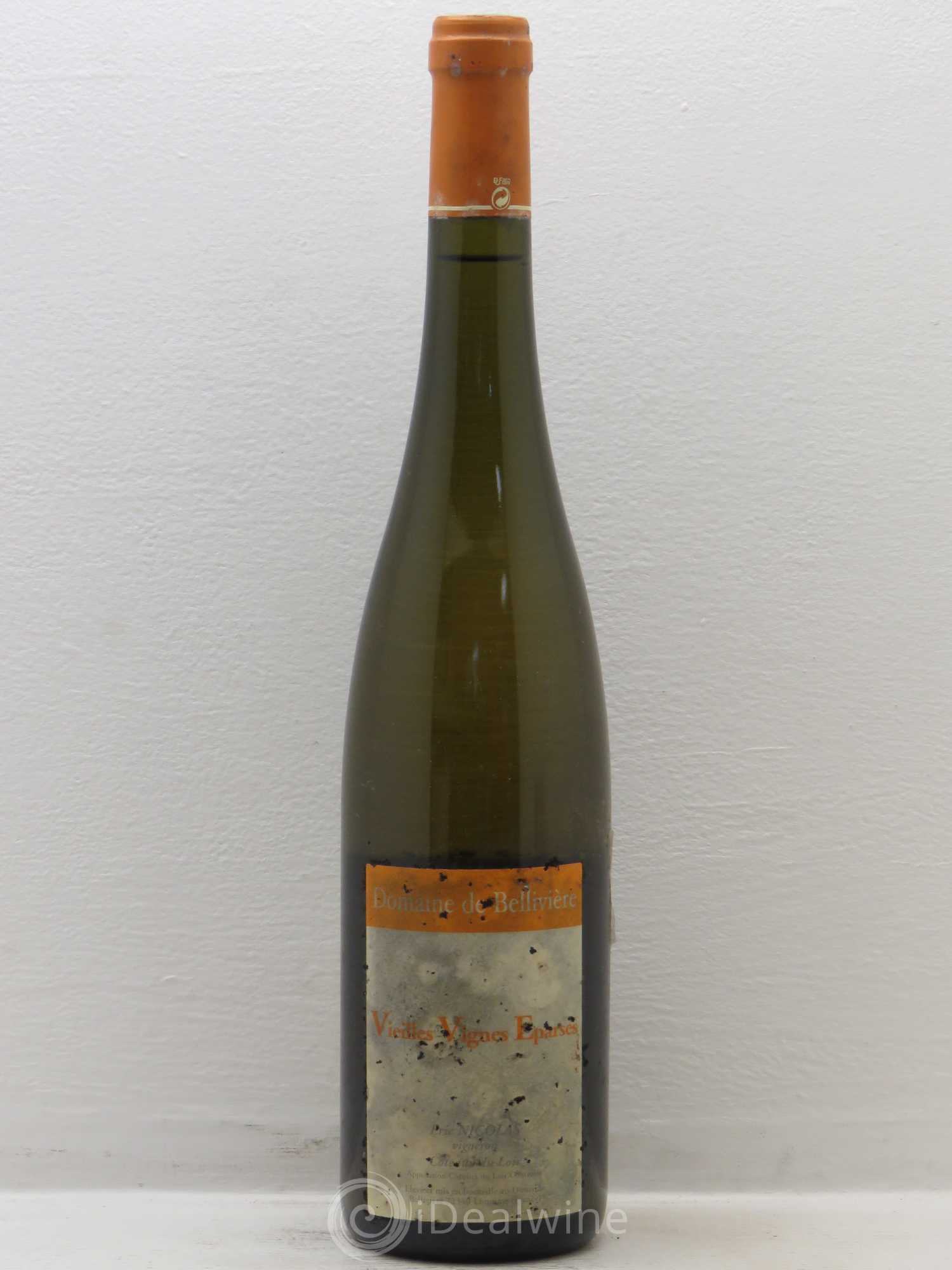 Coteaux du Loir Vieilles Vignes Eparses Domaine de Bellivière 2007 - Lot de 1 bouteille - 0