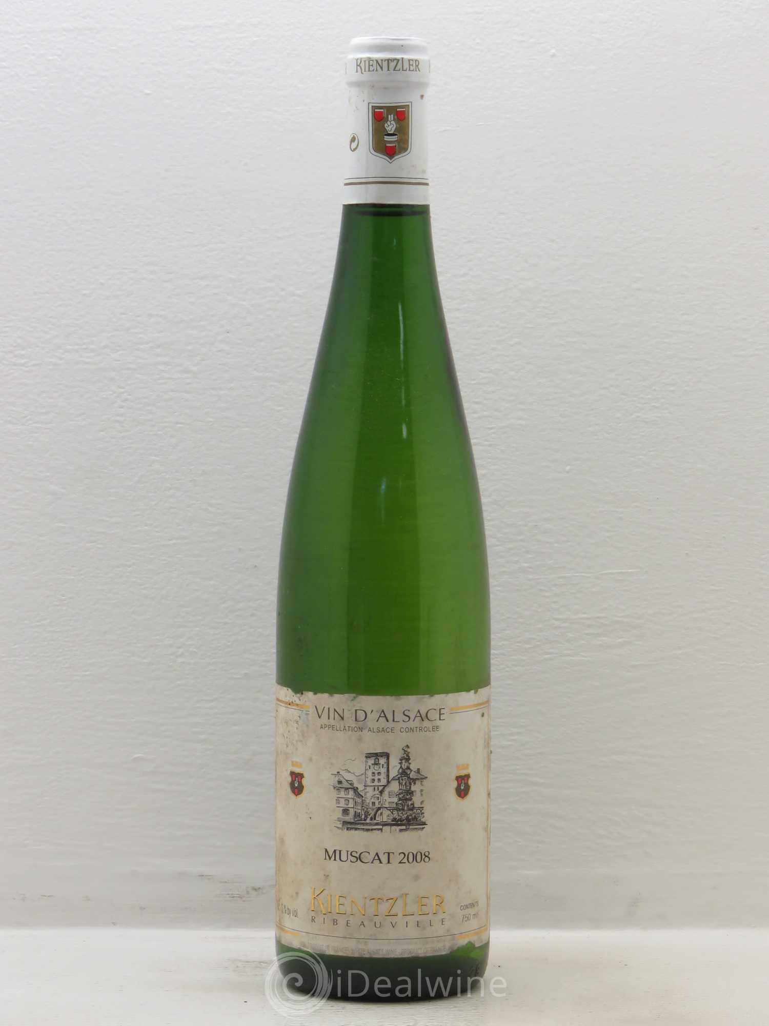 Muscat Tradition André Kientzler (sans prix de réserve) 2008 - Posten von 1 Flasche - 0