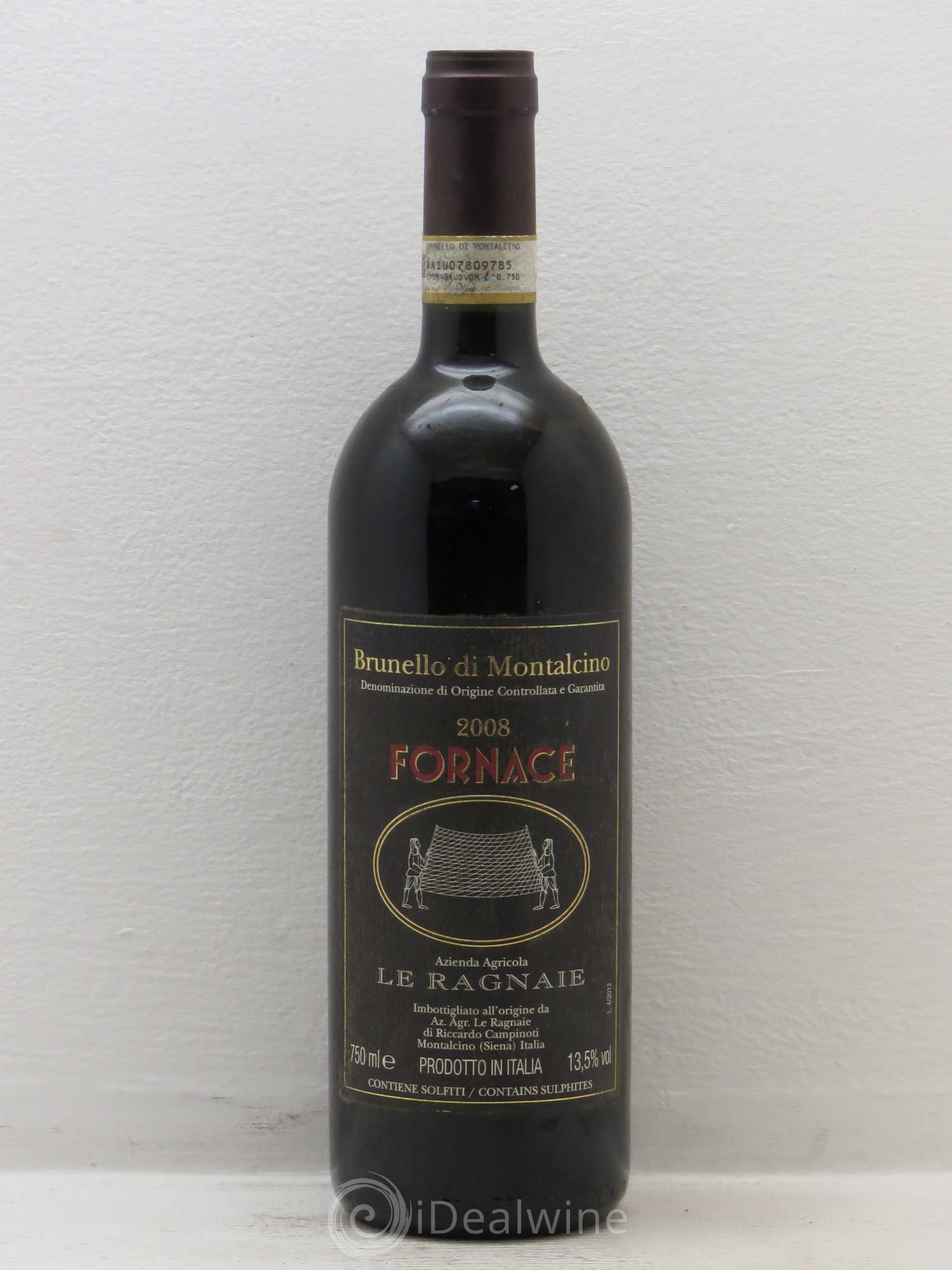 Brunello di Montalcino Fornace Az.Agr La Ragnaie 2008 - Lot de 1 bouteille - 0