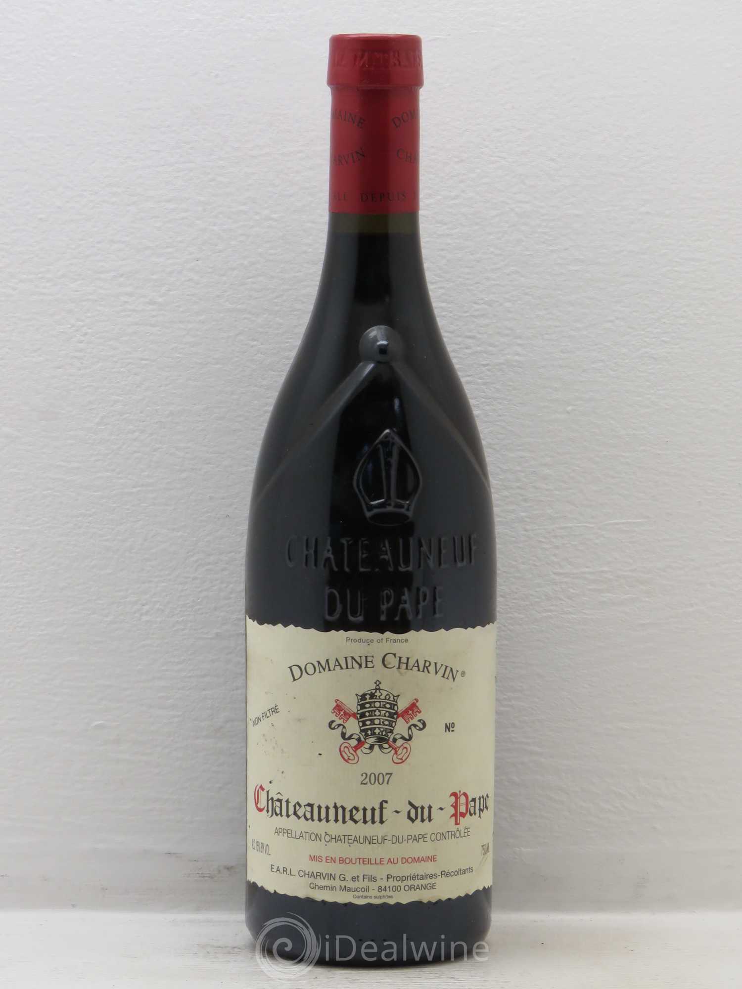 Châteauneuf-du-Pape Charvin (Domaine) 2007 - Lot de 1 bouteille - 0