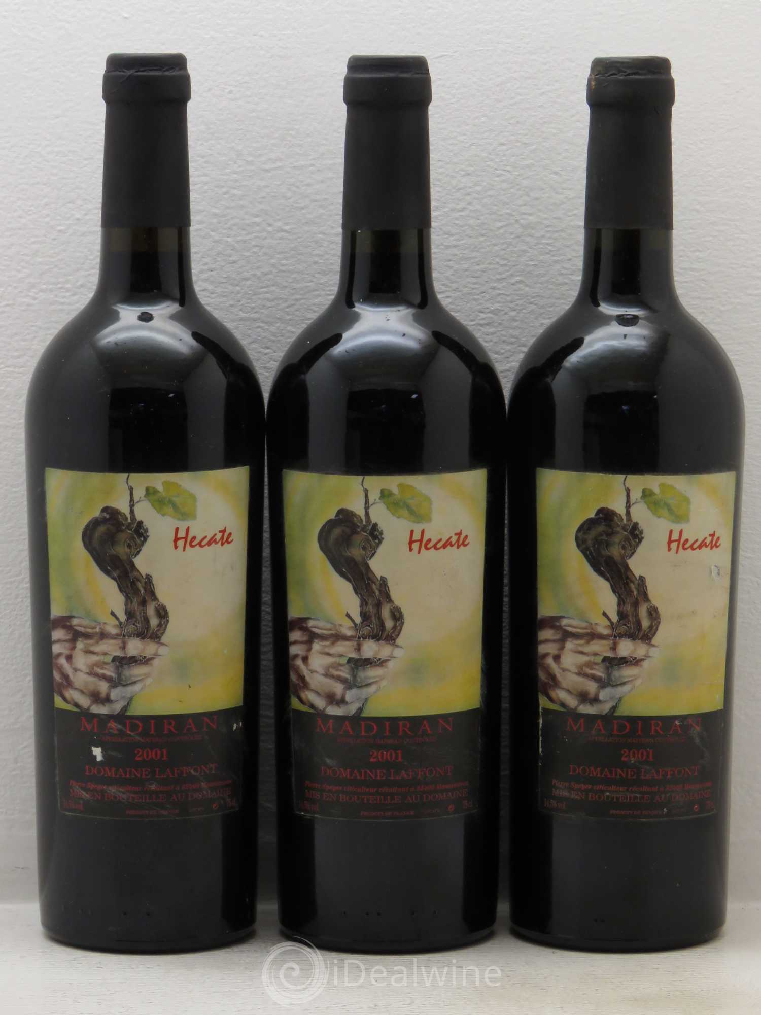 Madiran Hecate Domaine Laffont 2001 - Posten von 3 Flaschen - 0