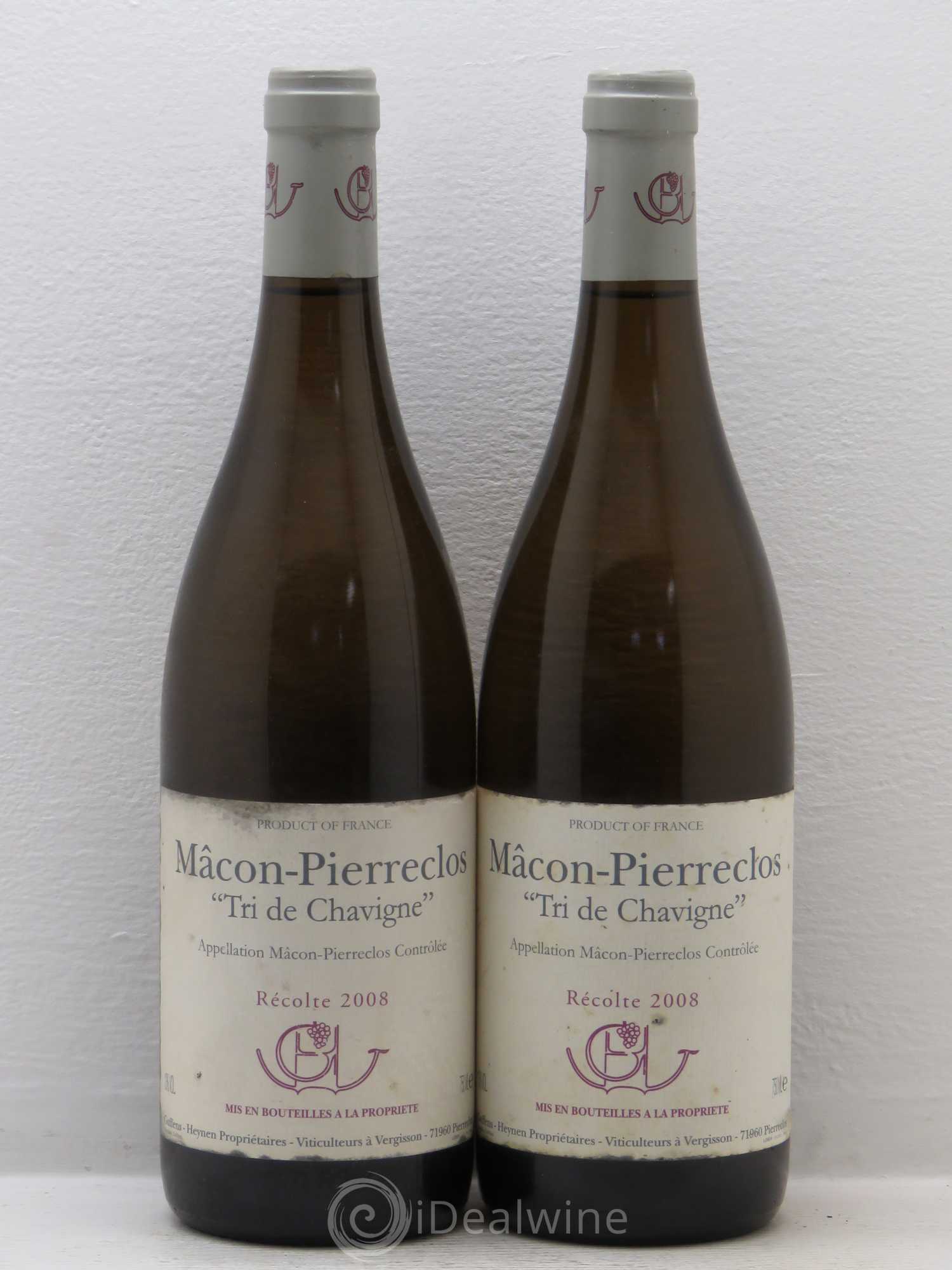 Mâcon-Pierreclos Tri de Chavigne Guffens-Heynen 2008 - Lot de 2 bouteilles - 0