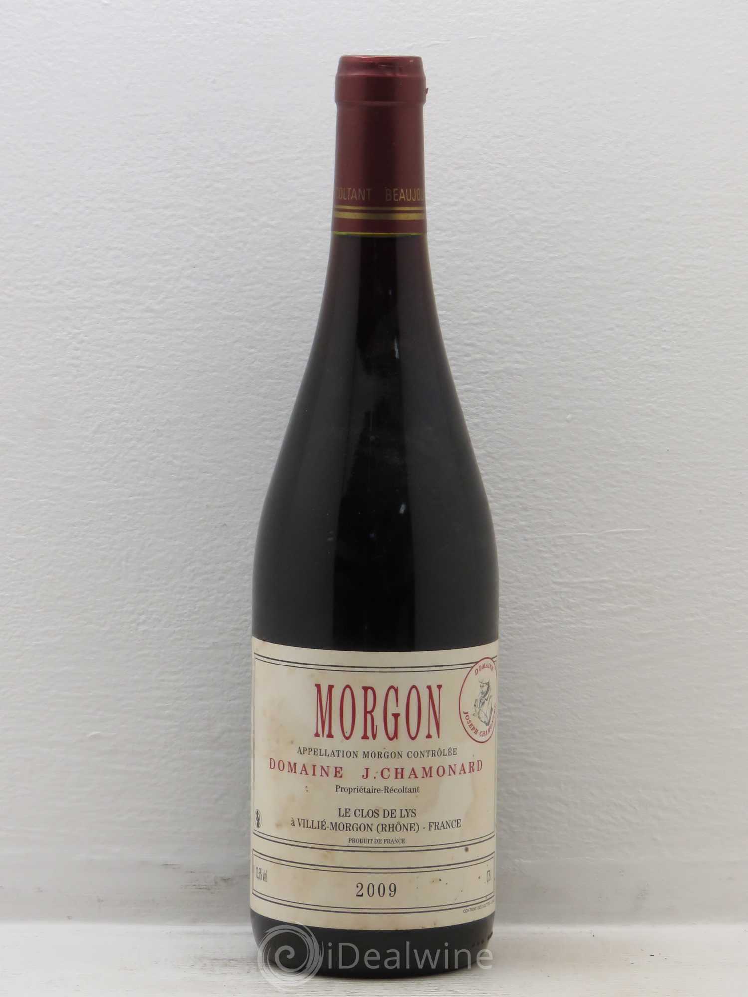 Morgon Joseph Chamonard (Domaine) Clos du Lys 2009 - Lot de 1 bouteille - 0