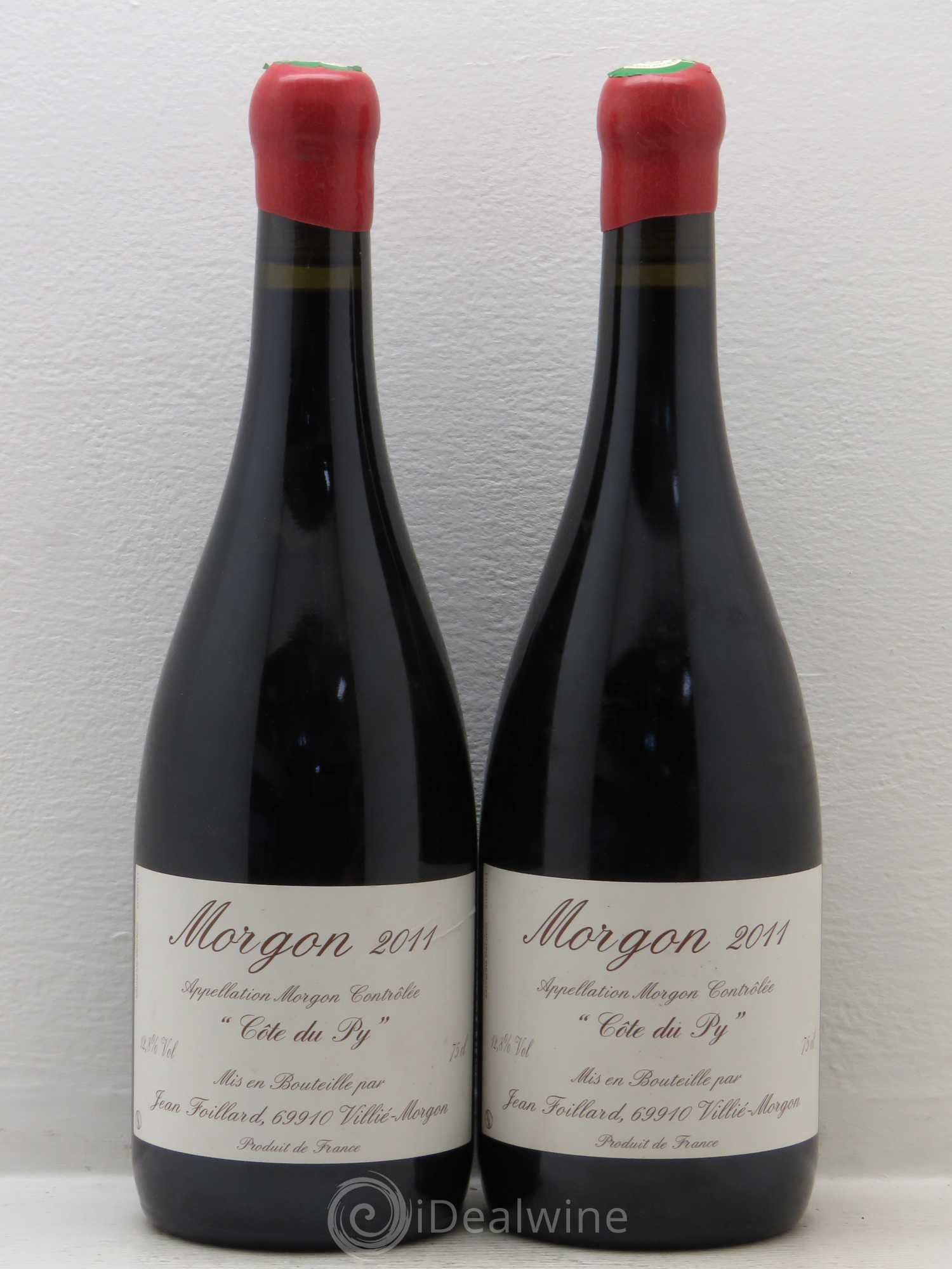Morgon Côte du Py Jean Foillard 2011 - Lot de 2 bouteilles - 0