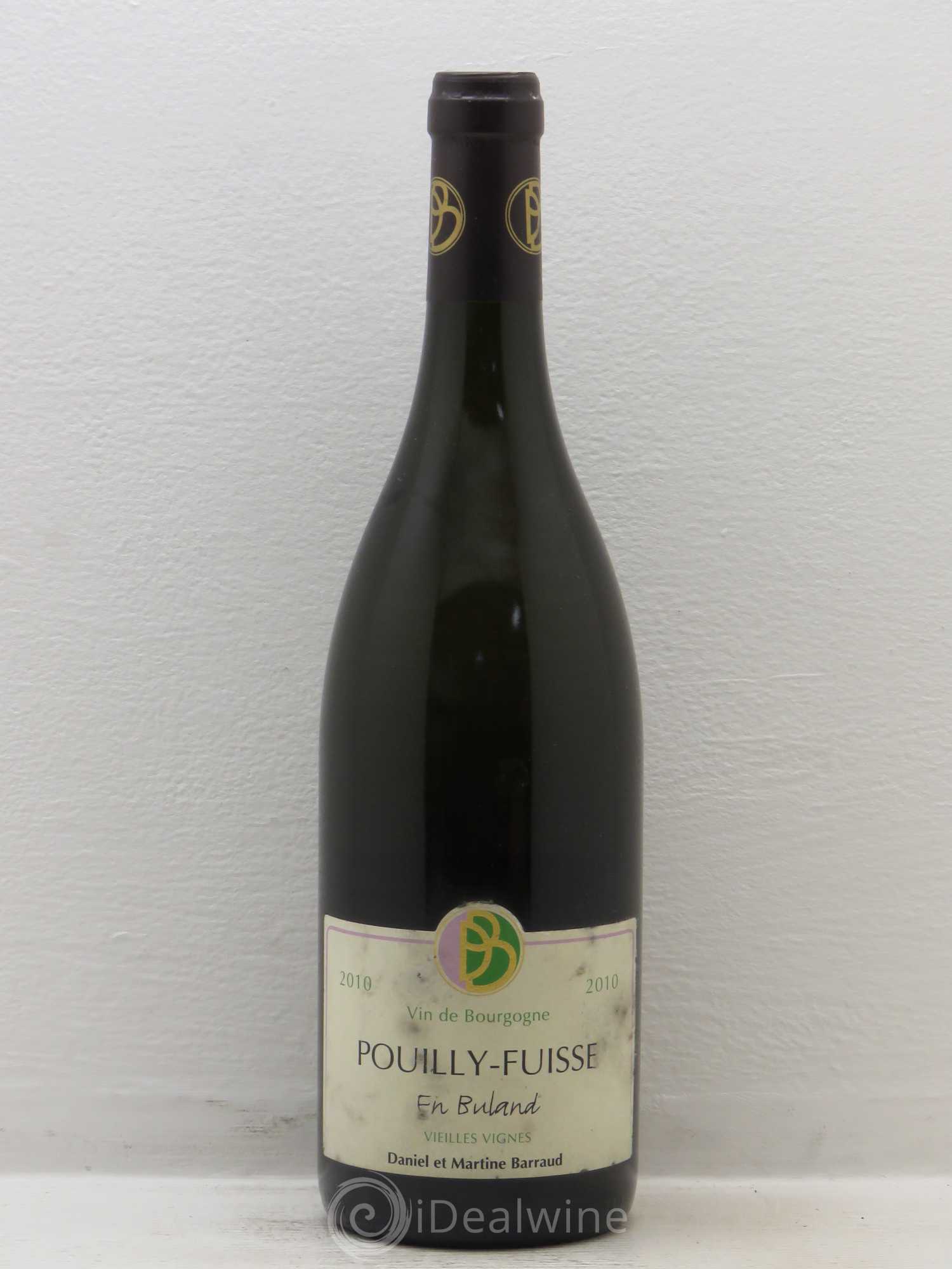 Pouilly-Fuissé En Buland Daniel Barraud 2010 - Lot de 1 bouteille - 0