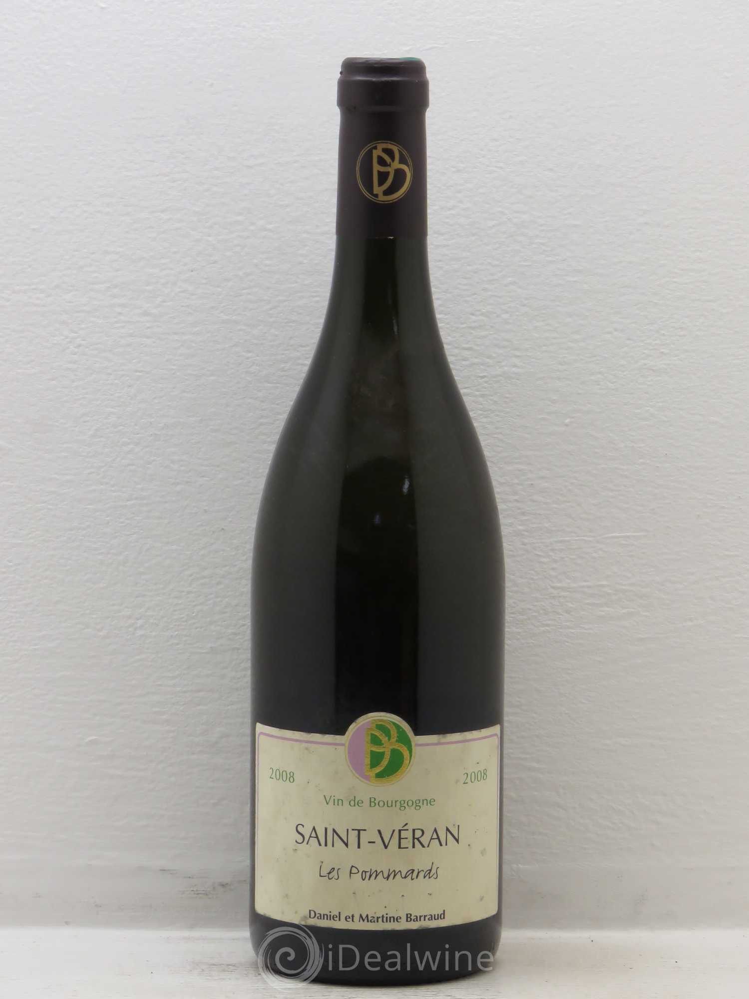 Saint-Véran Les Pommards Daniel Barraud 2008 - Posten von 1 Flasche - 0