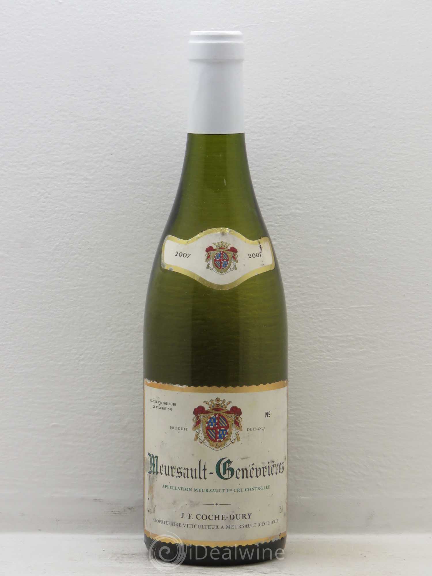 Meursault 1er Cru Genevrières Coche Dury (Domaine) 2007 - Lot de 1 bouteille - 0