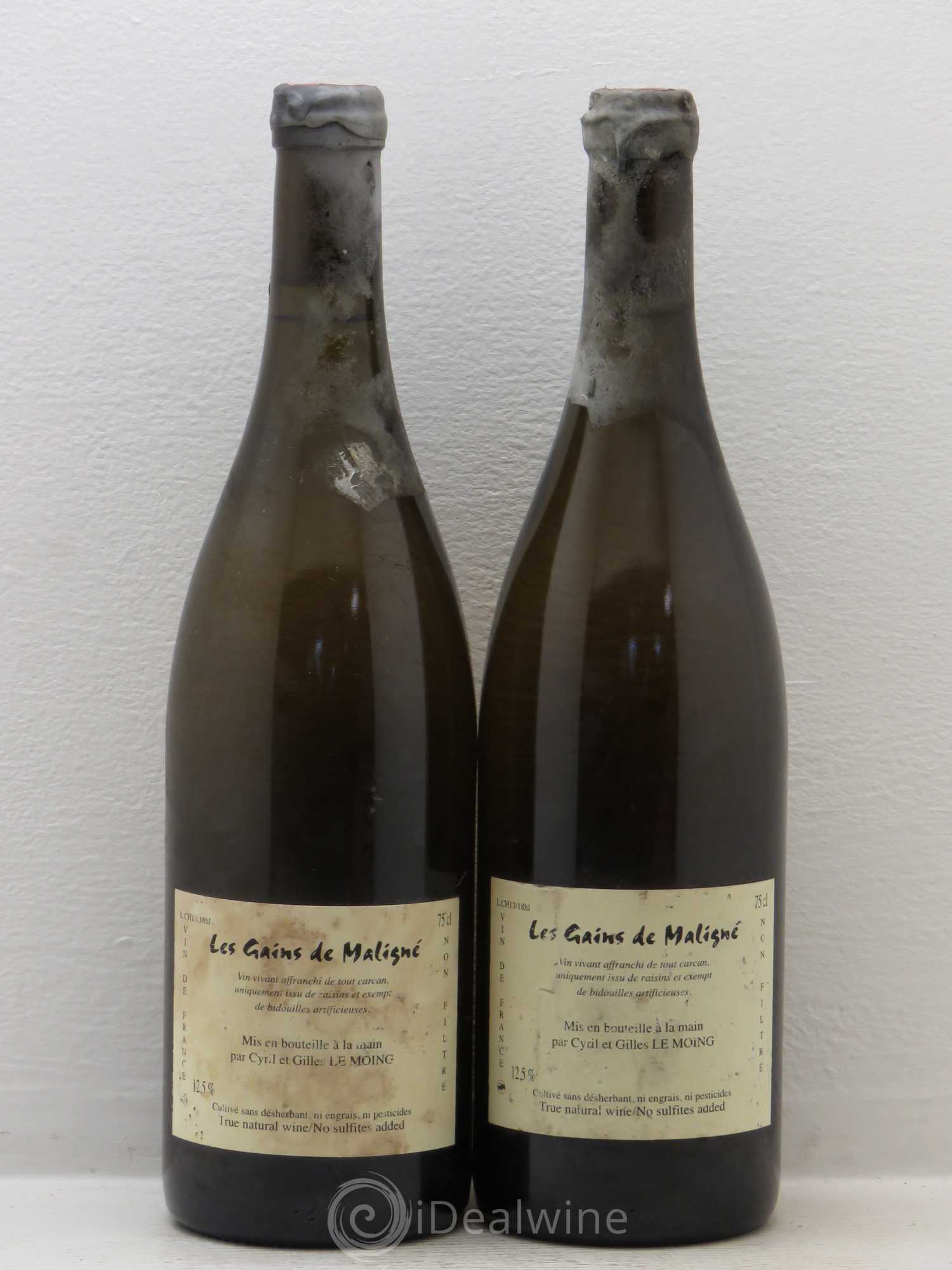 Anjou Les Gains De Maligne Cyril Le Moing Et Nam Joo Son 2013 - Posten von 2 Flaschen - 0