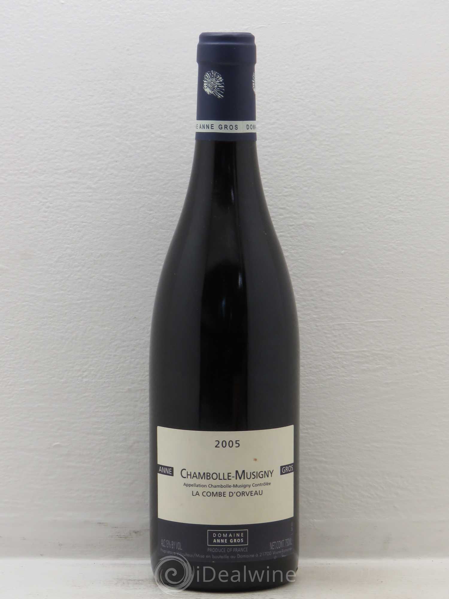 Chambolle-Musigny La Combe d'Orveau Anne Gros 2005 - Lot de 1 bouteille - 0