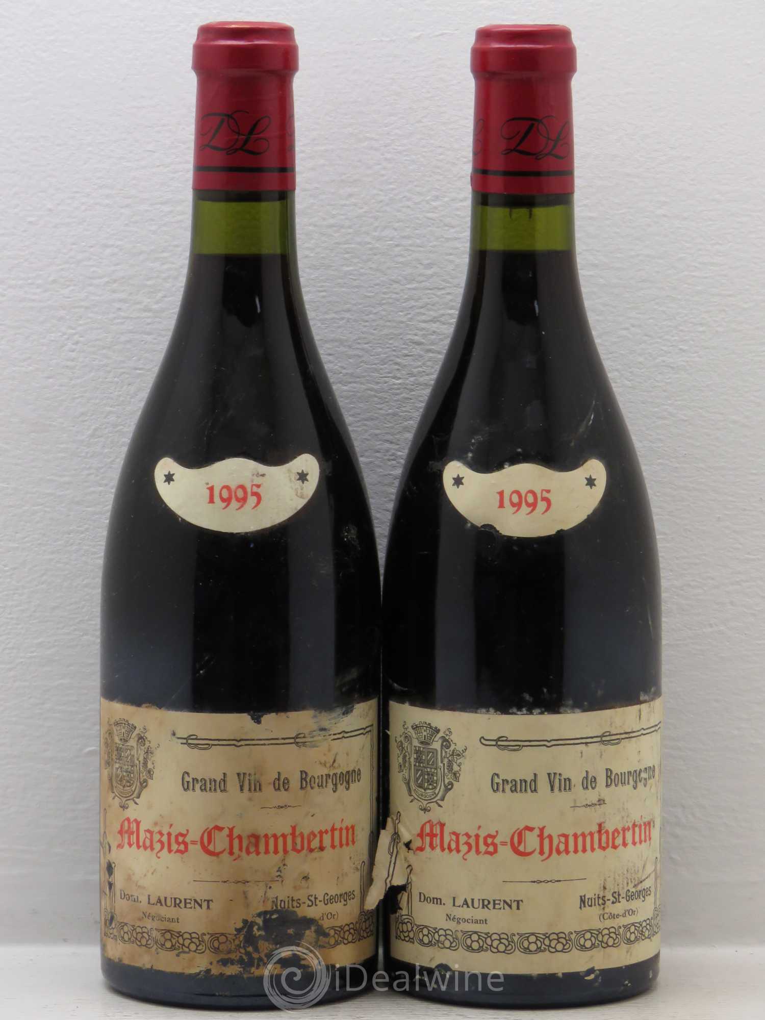 Mazis-Chambertin Grand Cru Dominique Laurent 1995 - Lot de 2 bouteilles - 0