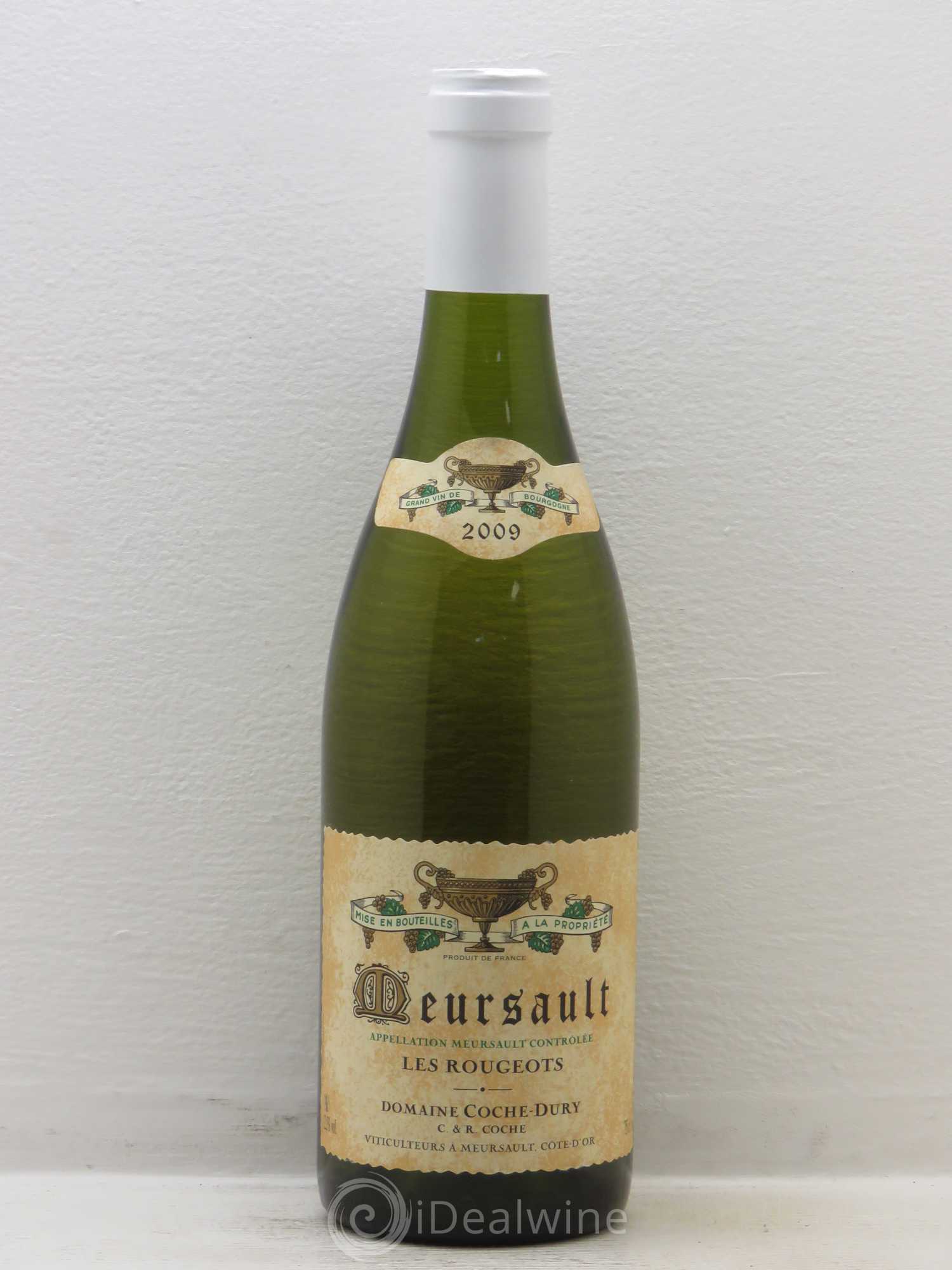 Meursault Les Rougeots Coche Dury (Domaine) 2009 - Lot de 1 bouteille - 0