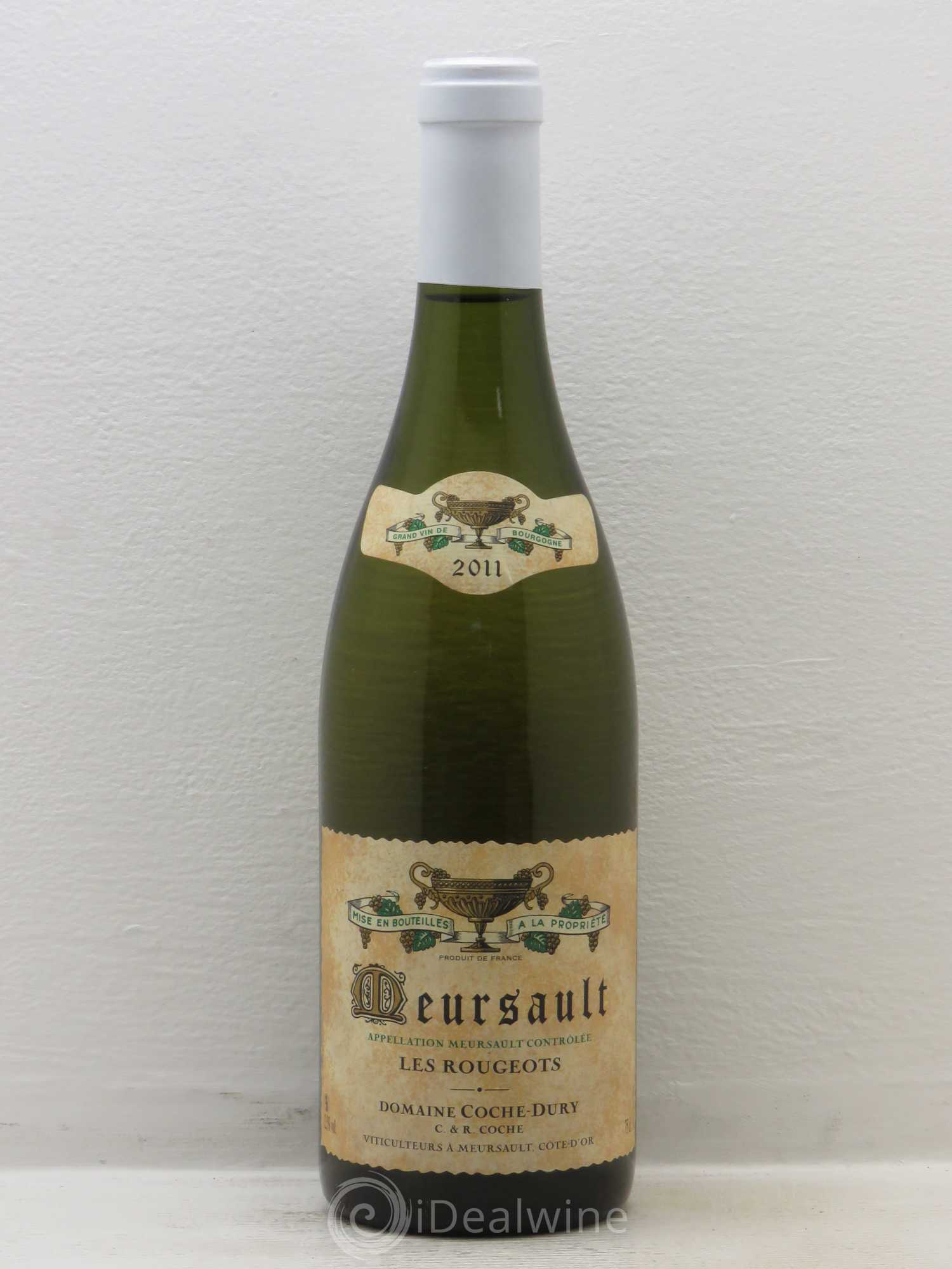 Meursault Les Rougeots Coche Dury (Domaine) 2011 - Lot de 1 bouteille - 0