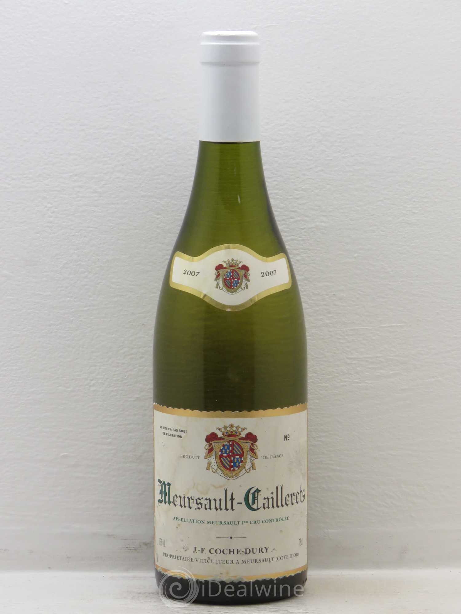 Meursault 1er Cru Caillerets Coche Dury (Domaine) 2007 - Lot de 1 bouteille - 0