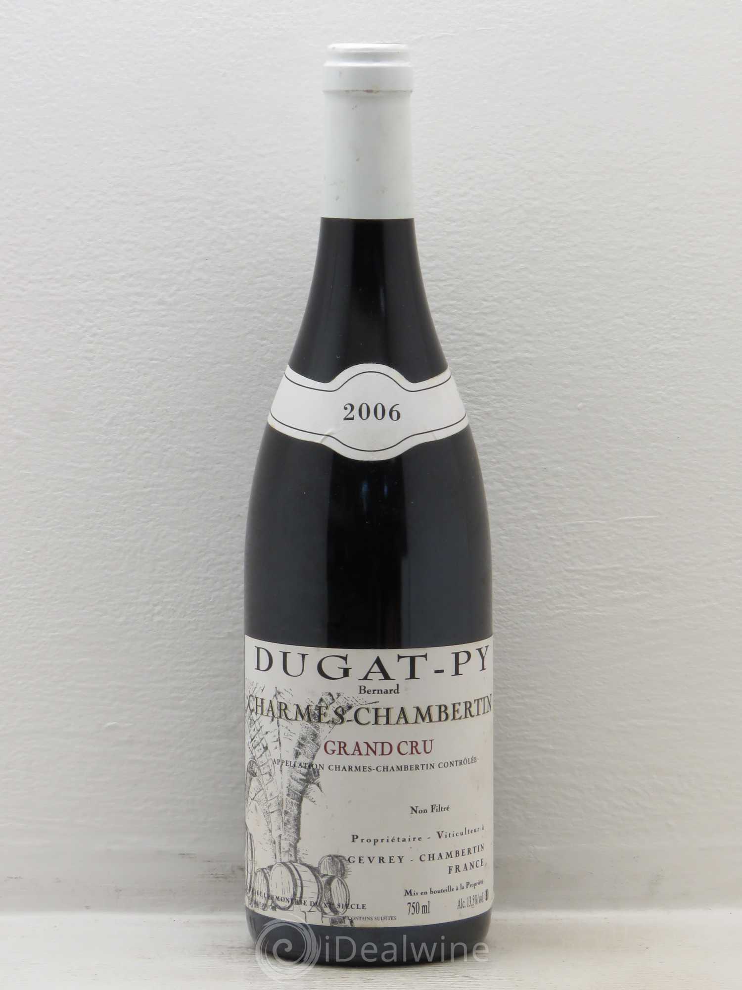 Charmes-Chambertin Grand Cru Dugat-Py 2006 - Lot de 1 bouteille - 0