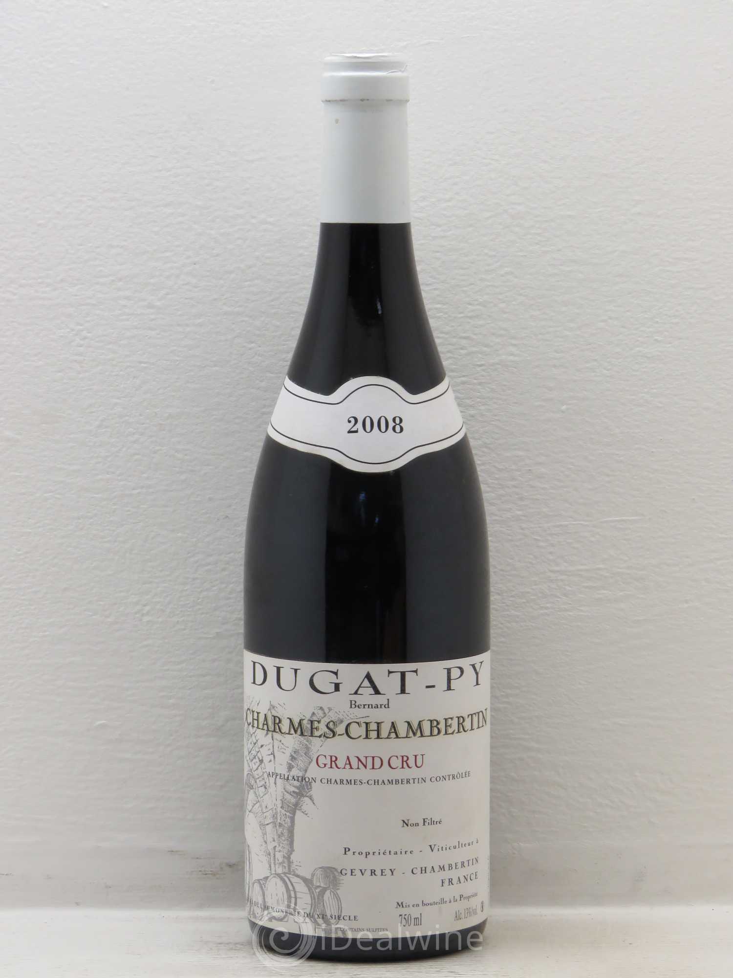 Charmes-Chambertin Grand Cru Dugat-Py 2008 - Lot de 1 bouteille - 0