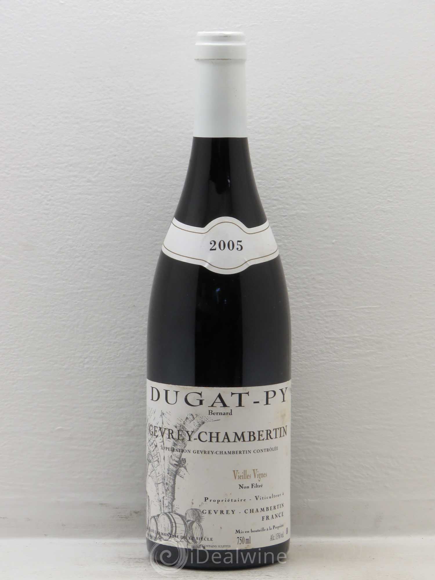Gevrey-Chambertin Vieilles Vignes Dugat-Py 2005 - Lot de 1 bouteille - 0