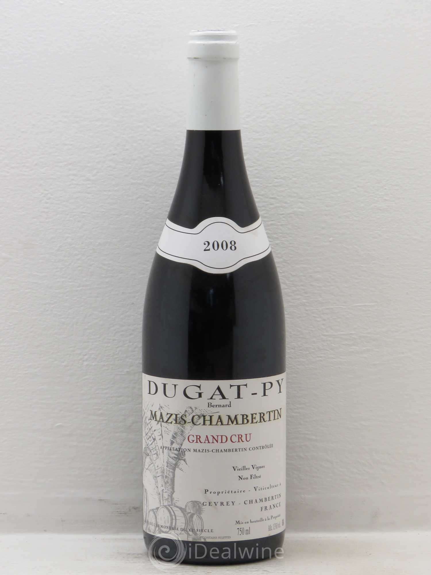 Mazis-Chambertin Grand Cru Vieilles Vignes Dugat-Py 2008 - Posten von 1 Flasche - 0