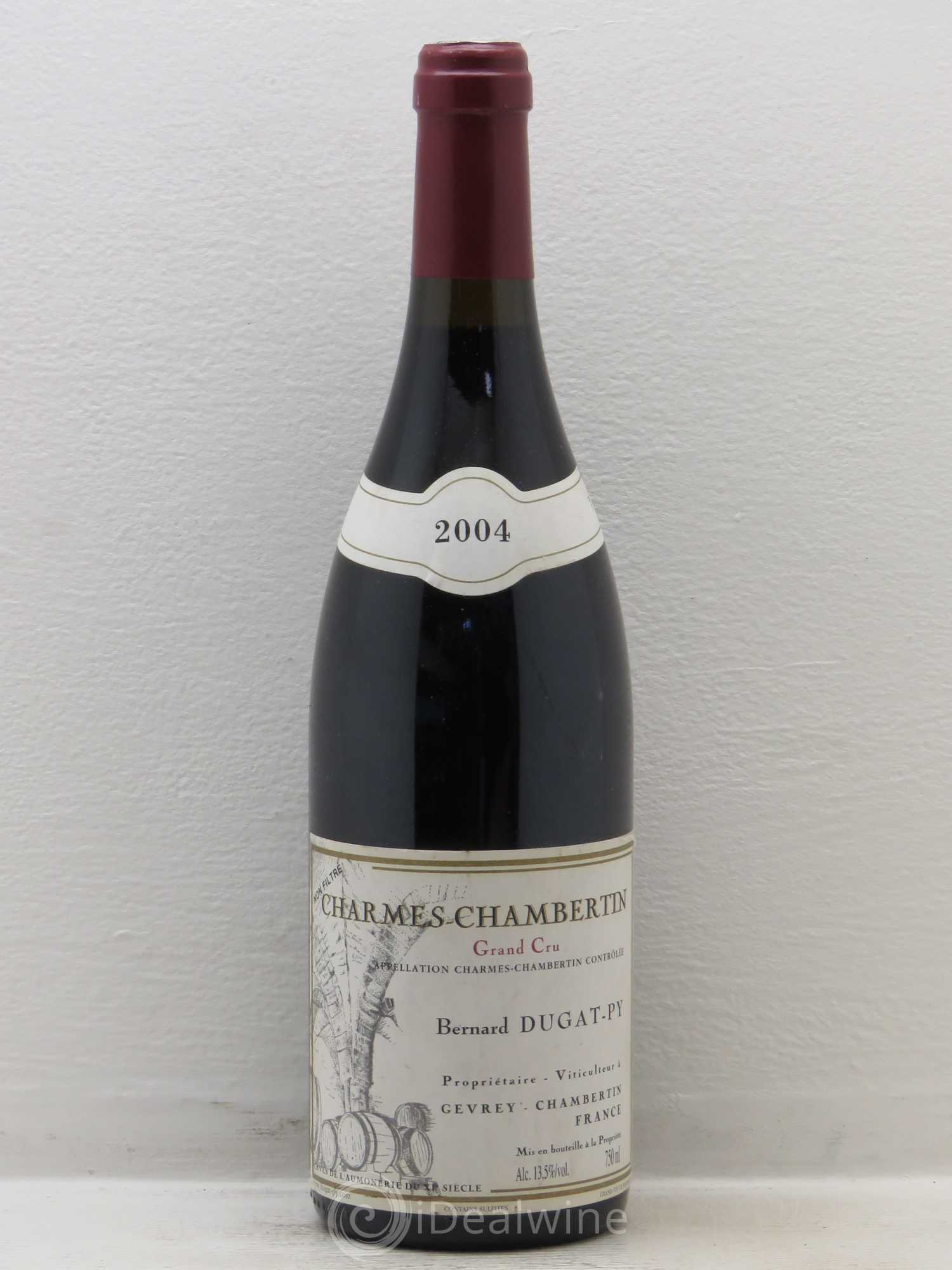 Charmes-Chambertin Grand Cru Dugat-Py 2004 - Lot de 1 bouteille - 0