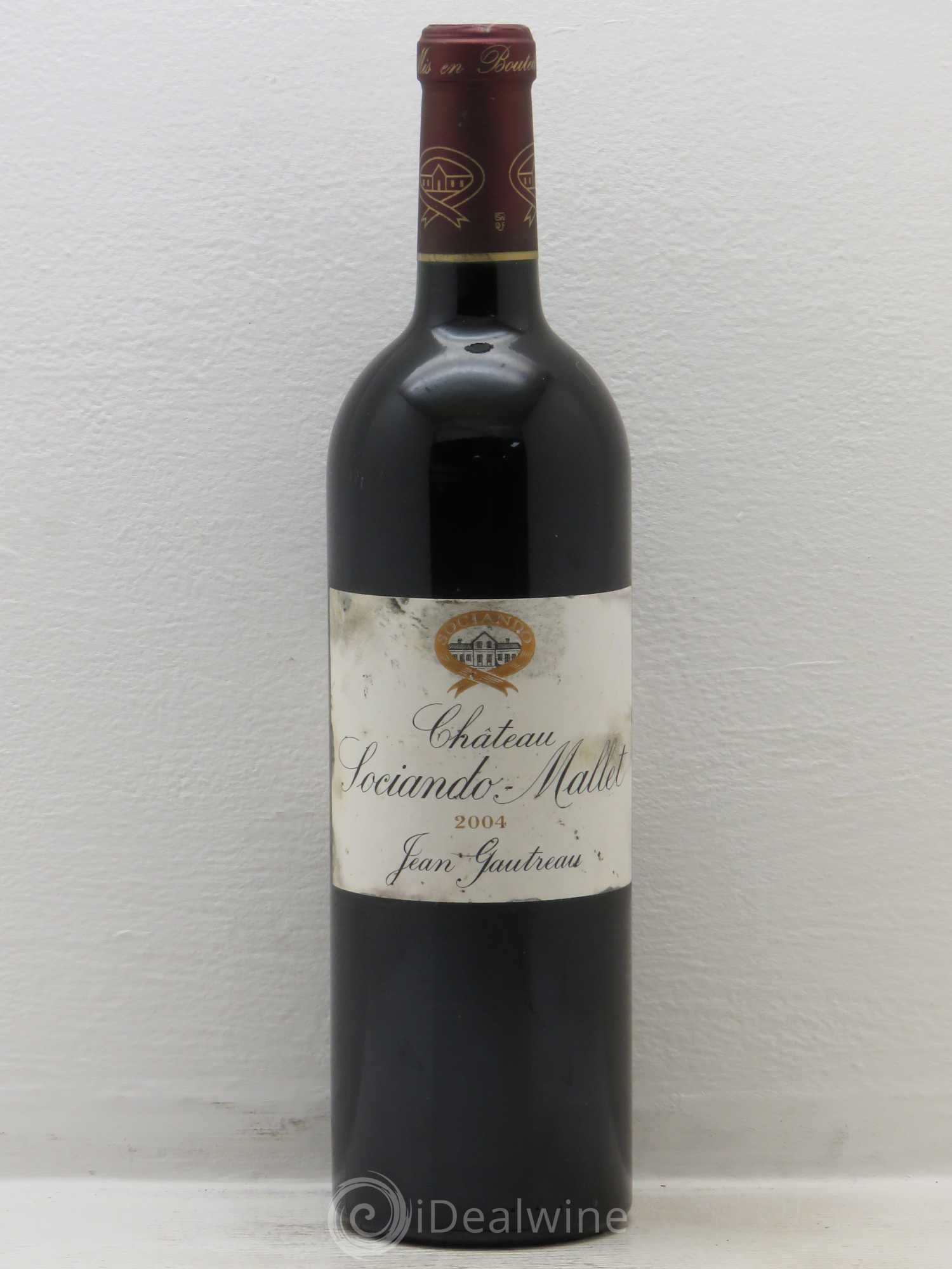 Château Sociando Mallet 2004 - Lot de 1 bouteille - 0