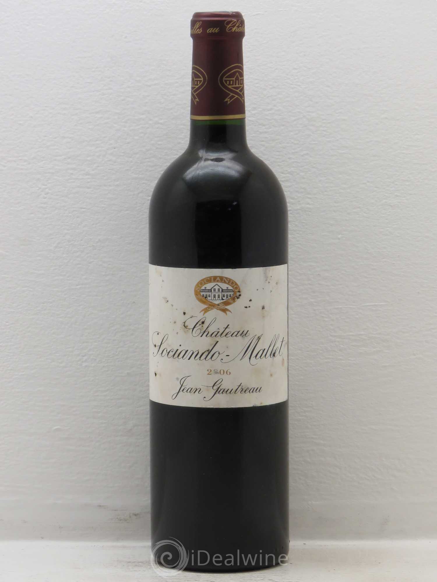 Château Sociando Mallet 2006 - Lot de 1 bouteille - 0