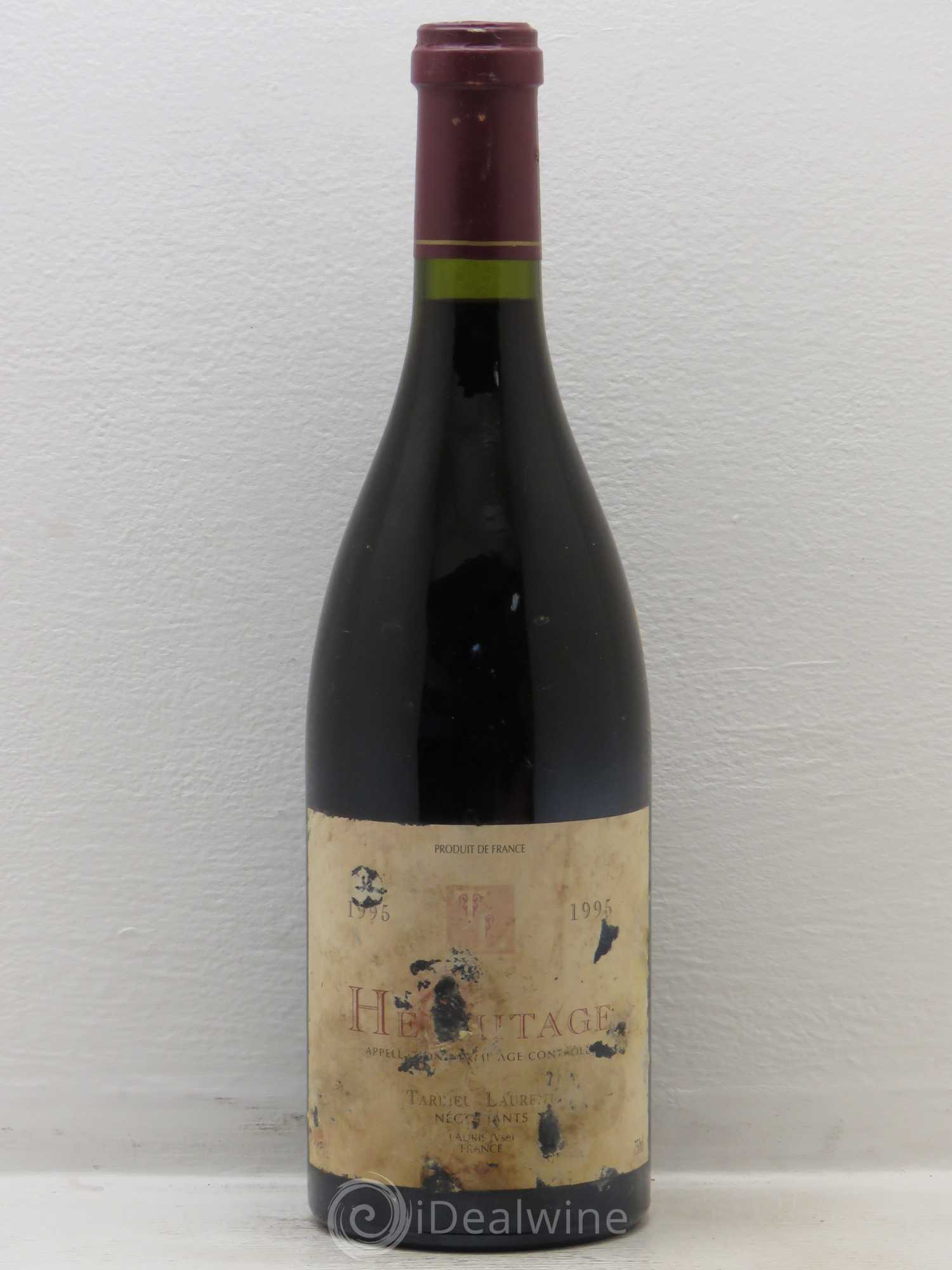 Hermitage Maison Tardieu-Laurent 1995 - Lot de 1 bouteille - 0