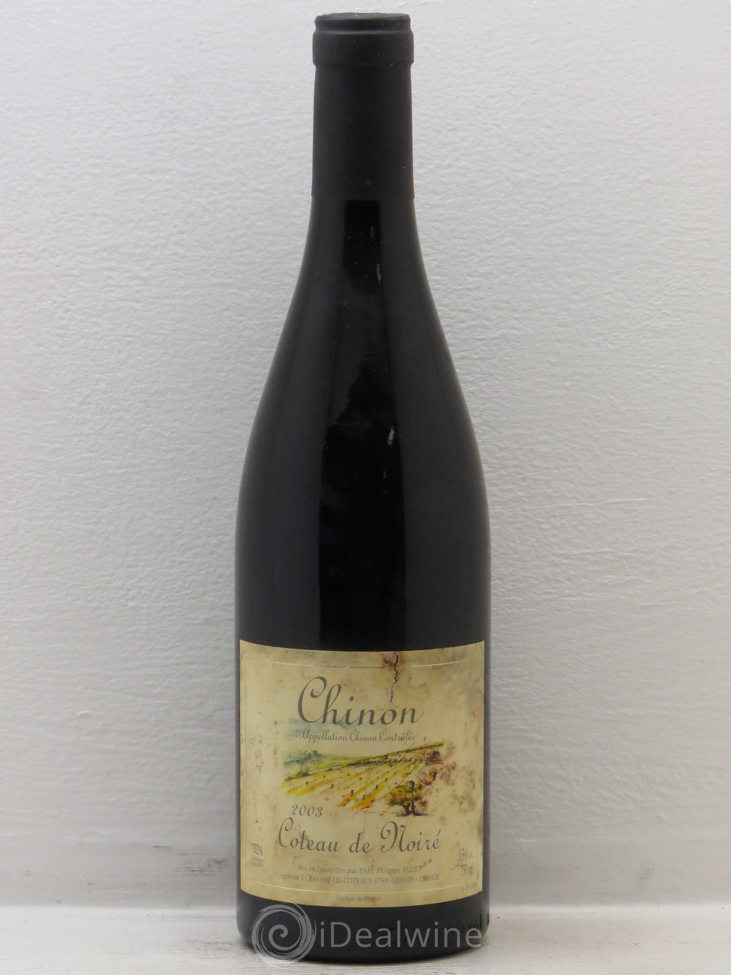 Chinon Coteau de Noiré Philippe Alliet 2003 - Lot de 1 bouteille - 0