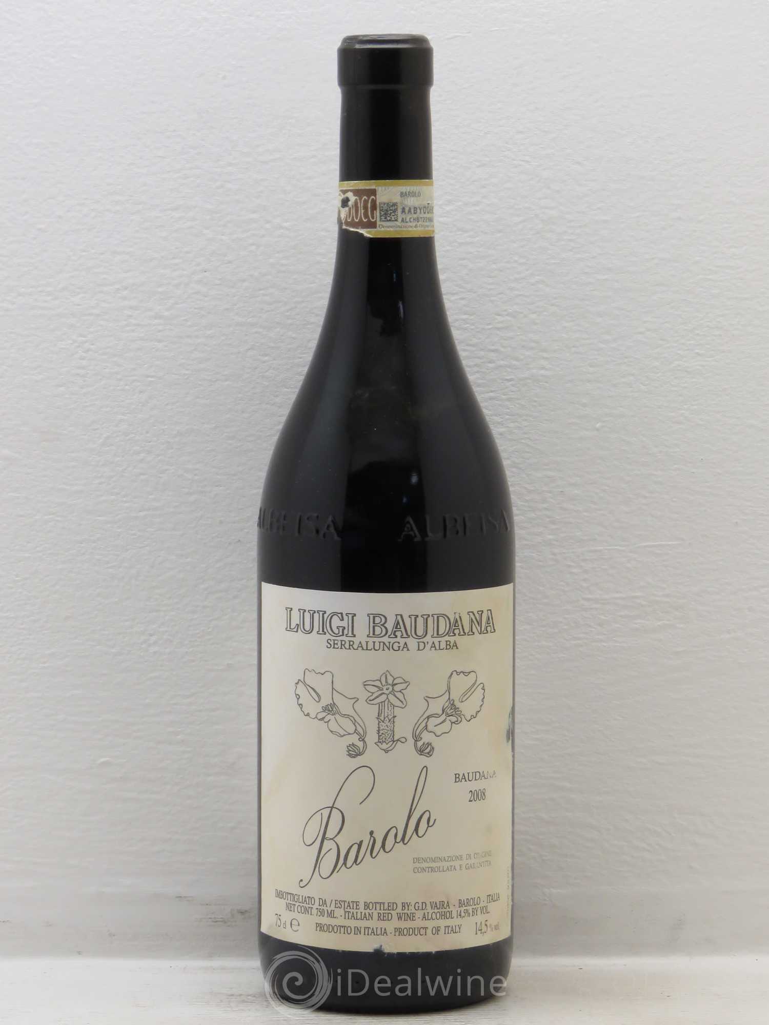 Barolo Barolo Baudana Luigi Baudana & Aldo Vajra 2008 - Posten von 1 Flasche - 0