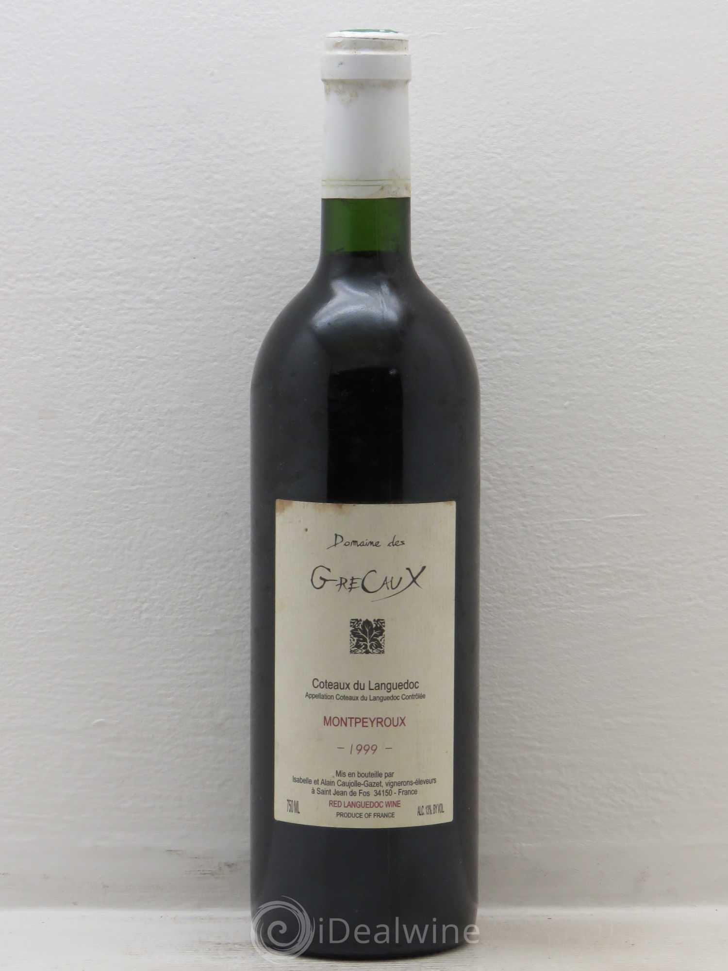 Coteaux du Languedoc Montpeyroux Domaine De Grecaux 1999 - Posten von 1 Flasche - 0