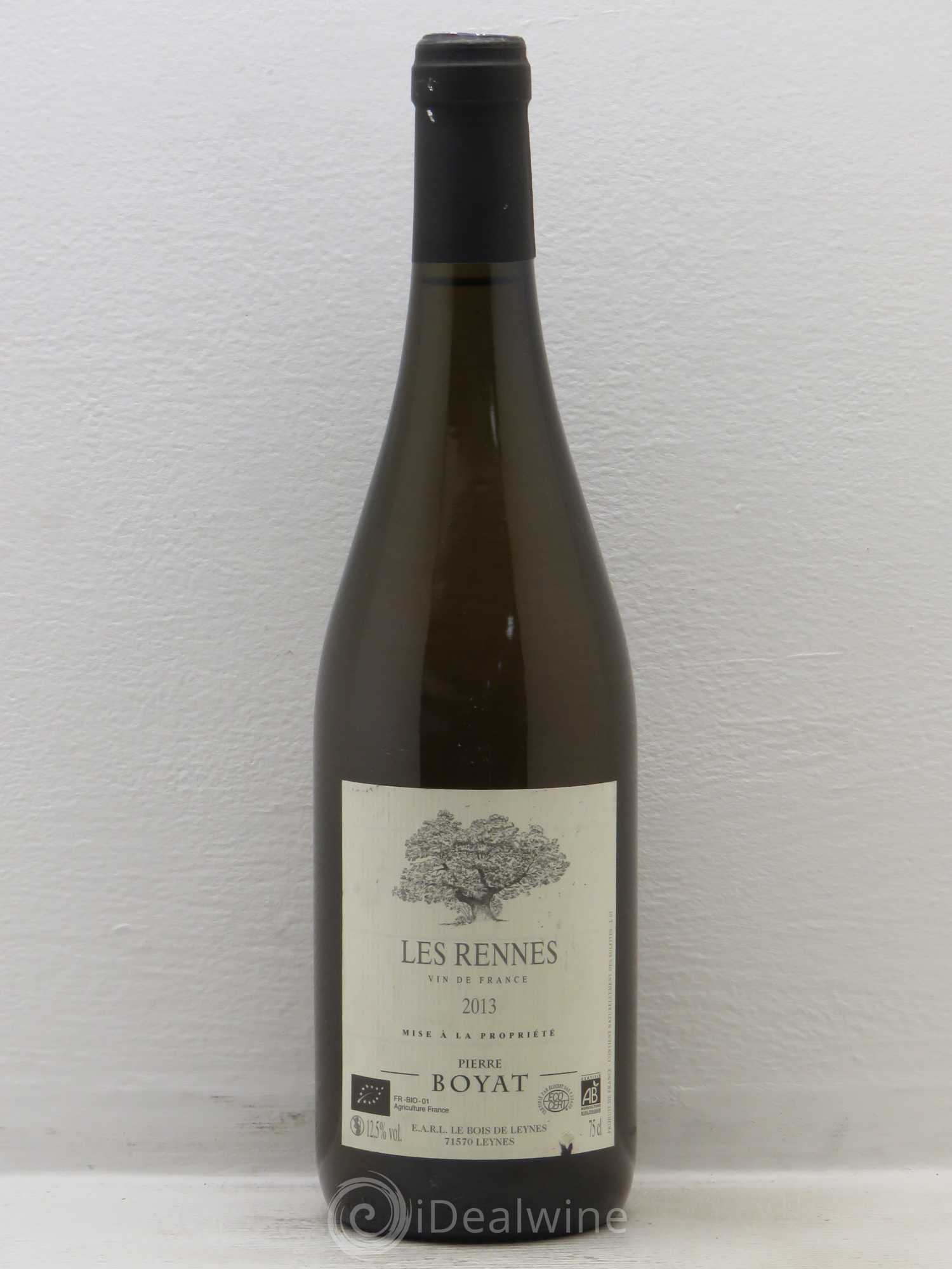 Vin de France Les Rennes Pierre Boyat 2013 - Posten von 1 Flasche - 0