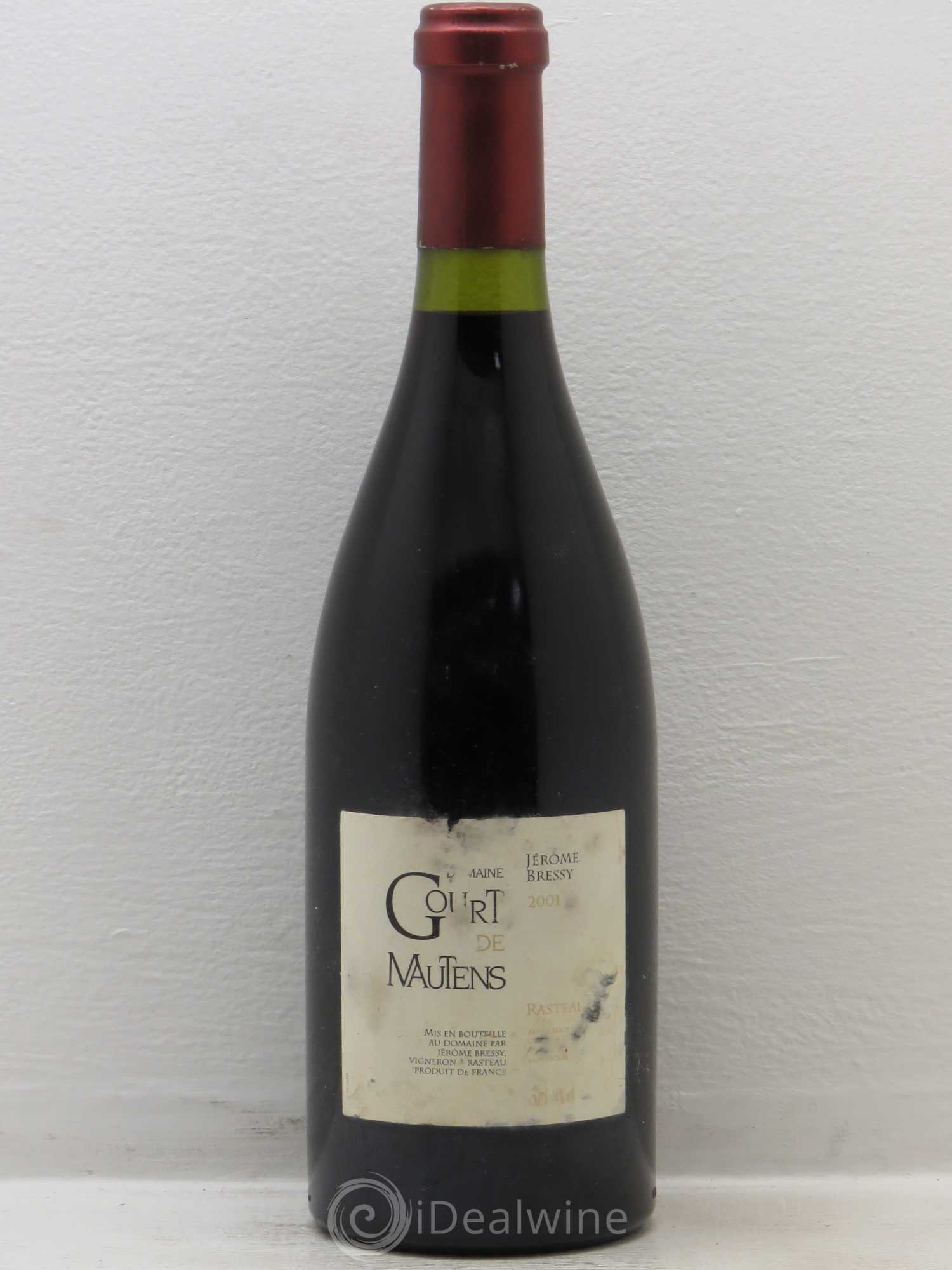 Rasteau Domaine Gourt de Mautens - Jérôme Bressy 2001 - Lot de 1 bouteille - 0
