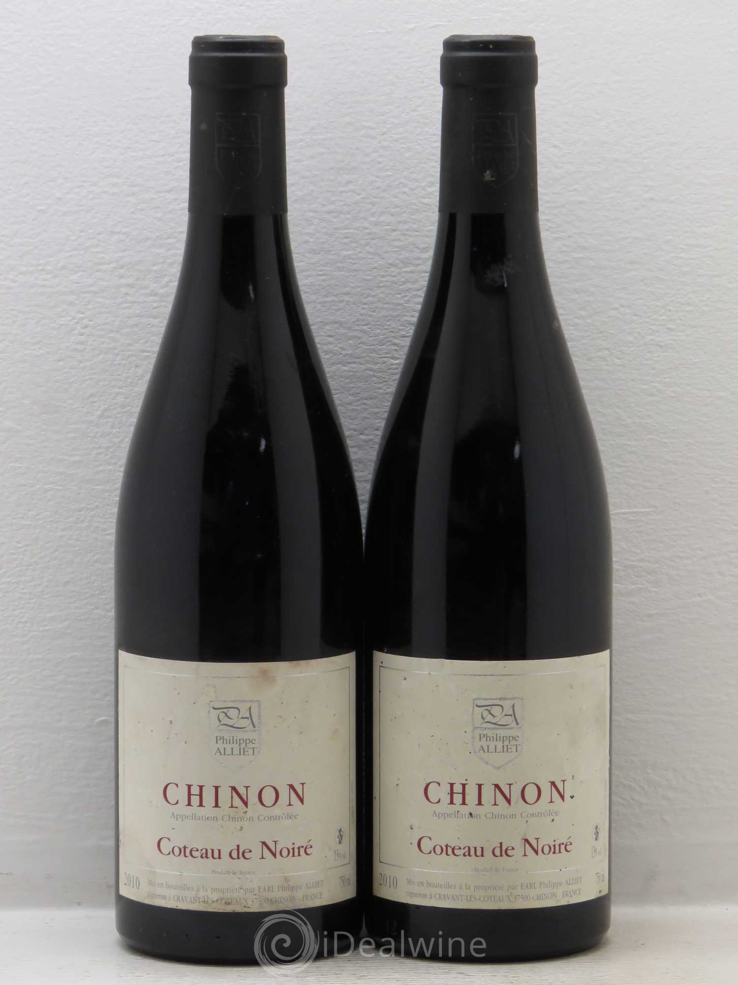Chinon Coteau de Noiré Philippe Alliet 2010 - Lot de 2 bouteilles - 0