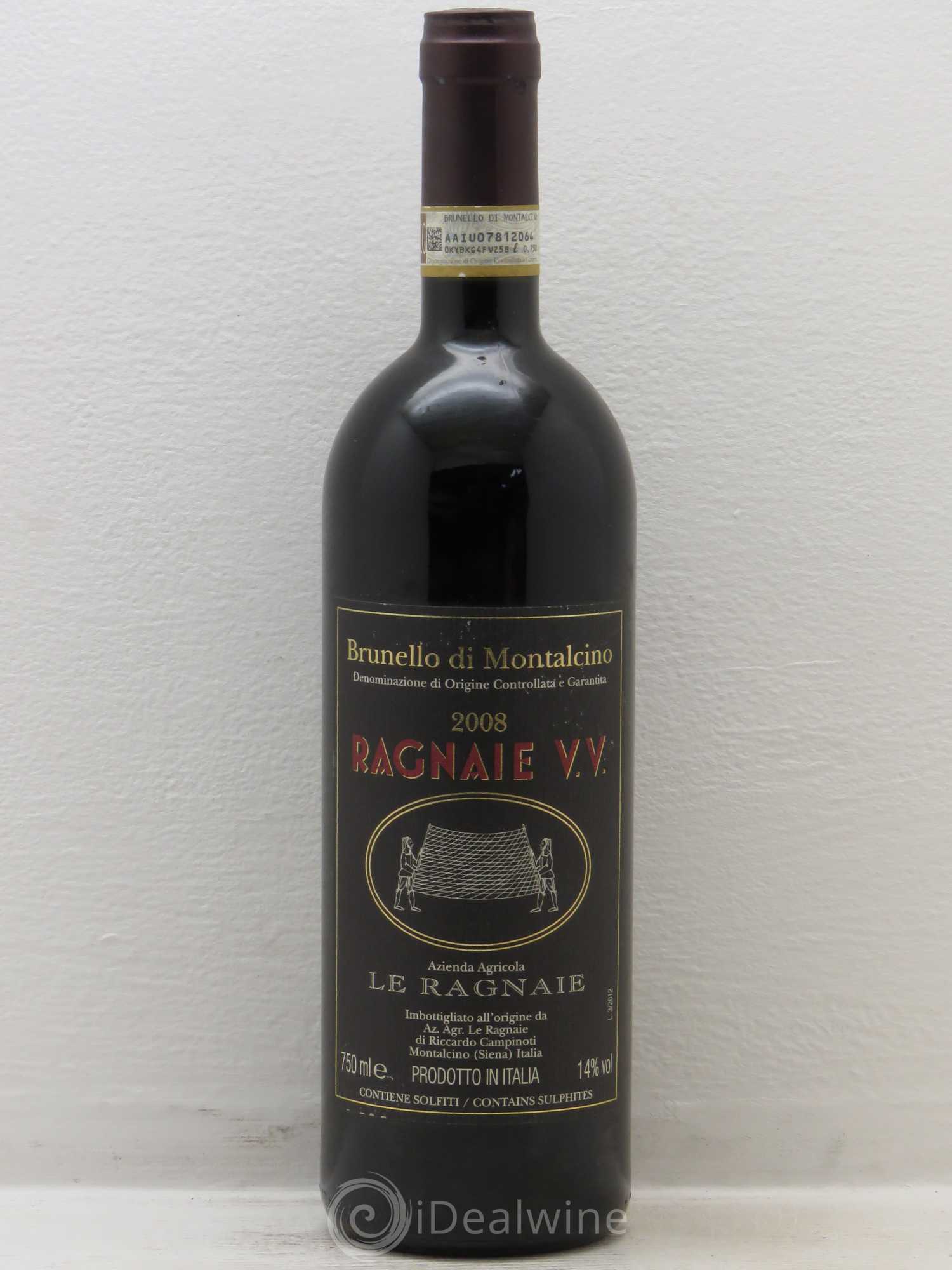 Brunello di Montalcino Le Ragnaie 2008 - Lot de 1 bouteille - 0