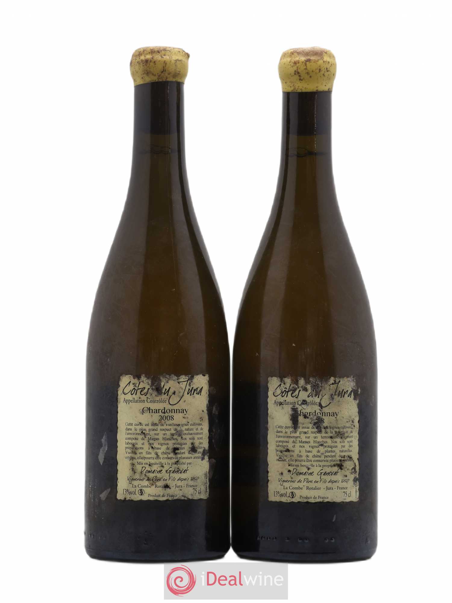 Côtes du Jura Les Grands Teppes Vieilles Vignes Jean-François Ganevat (Domaine) 2008 - Lot de 2 bouteilles - 1