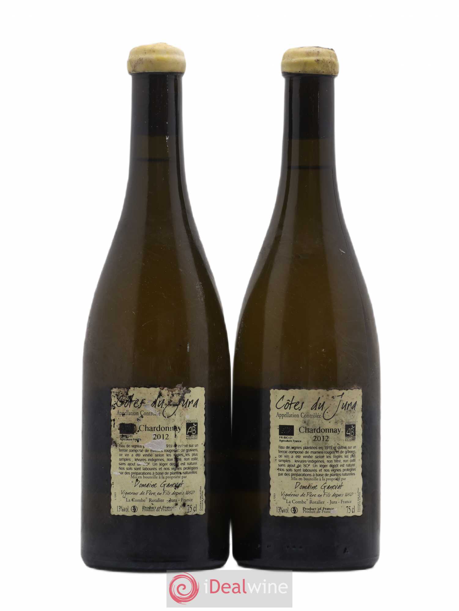Côtes du Jura Les Grands Teppes Vieilles Vignes Jean-François Ganevat (Domaine) 2012 - Lot de 2 bouteilles - 1