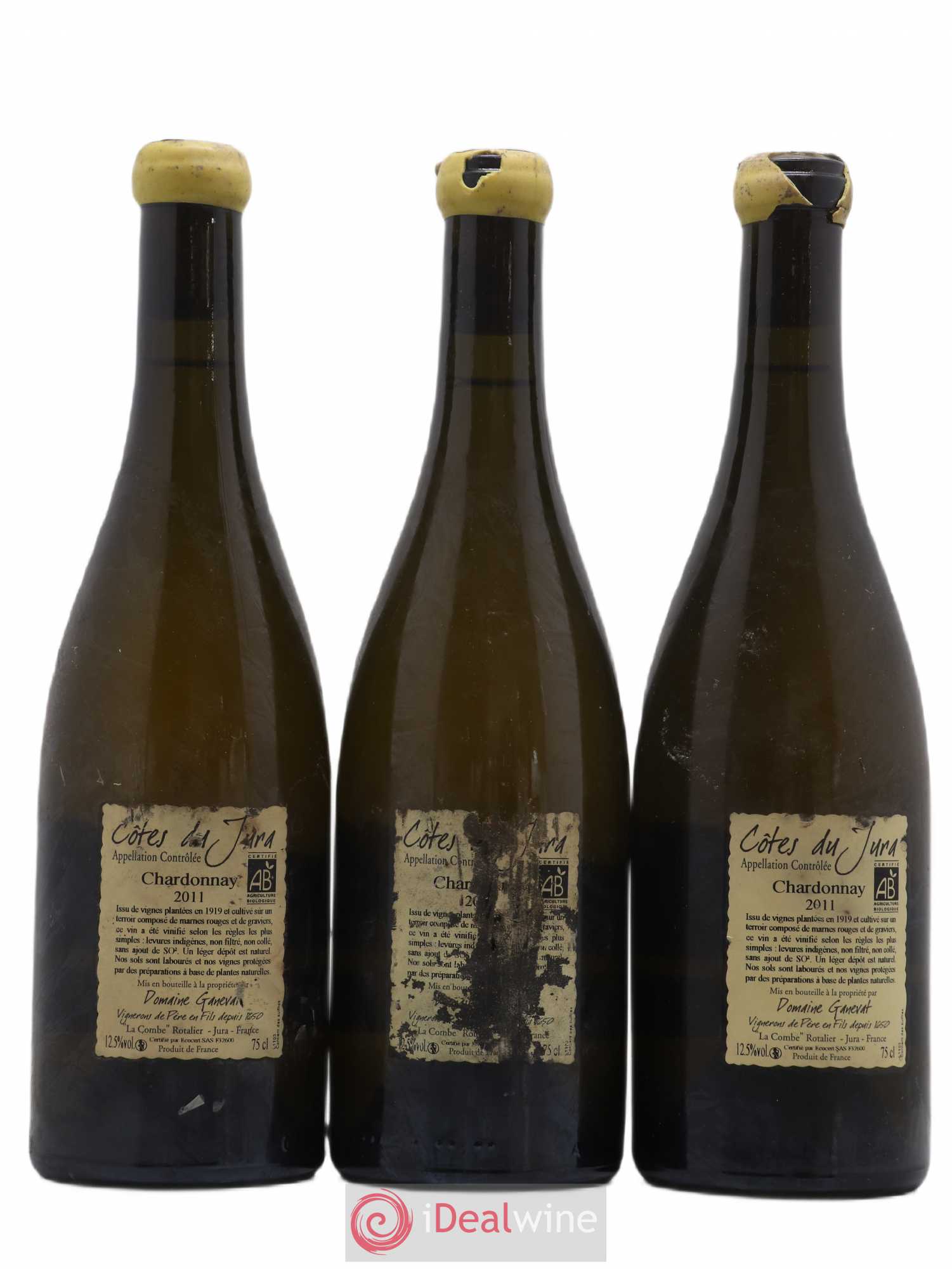 Côtes du Jura Les Grands Teppes Vieilles Vignes Jean-François Ganevat (Domaine) 2011 - Lot de 3 bouteilles - 1