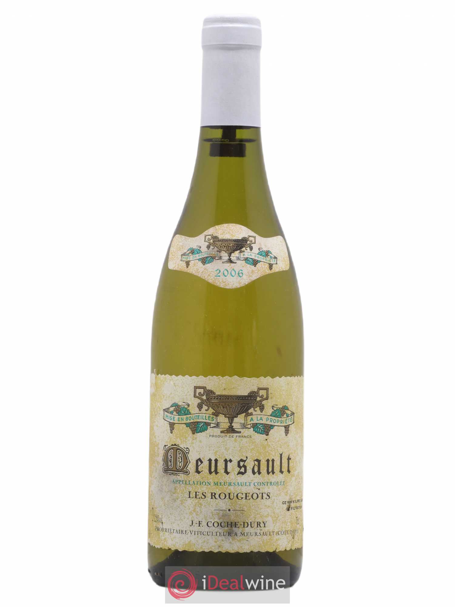 Meursault Les Rougeots Coche Dury (Domaine) 2006 - Lot de 1 bouteille - 0