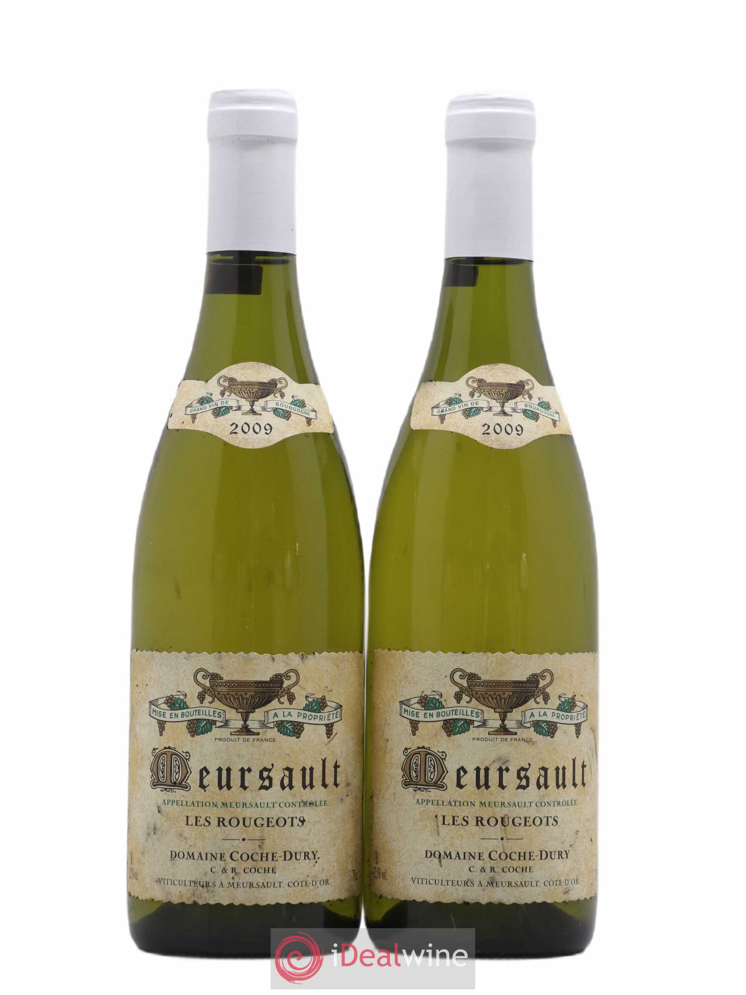 Meursault Les Rougeots Coche Dury (Domaine) 2009 - Lot de 2 bouteilles - 0